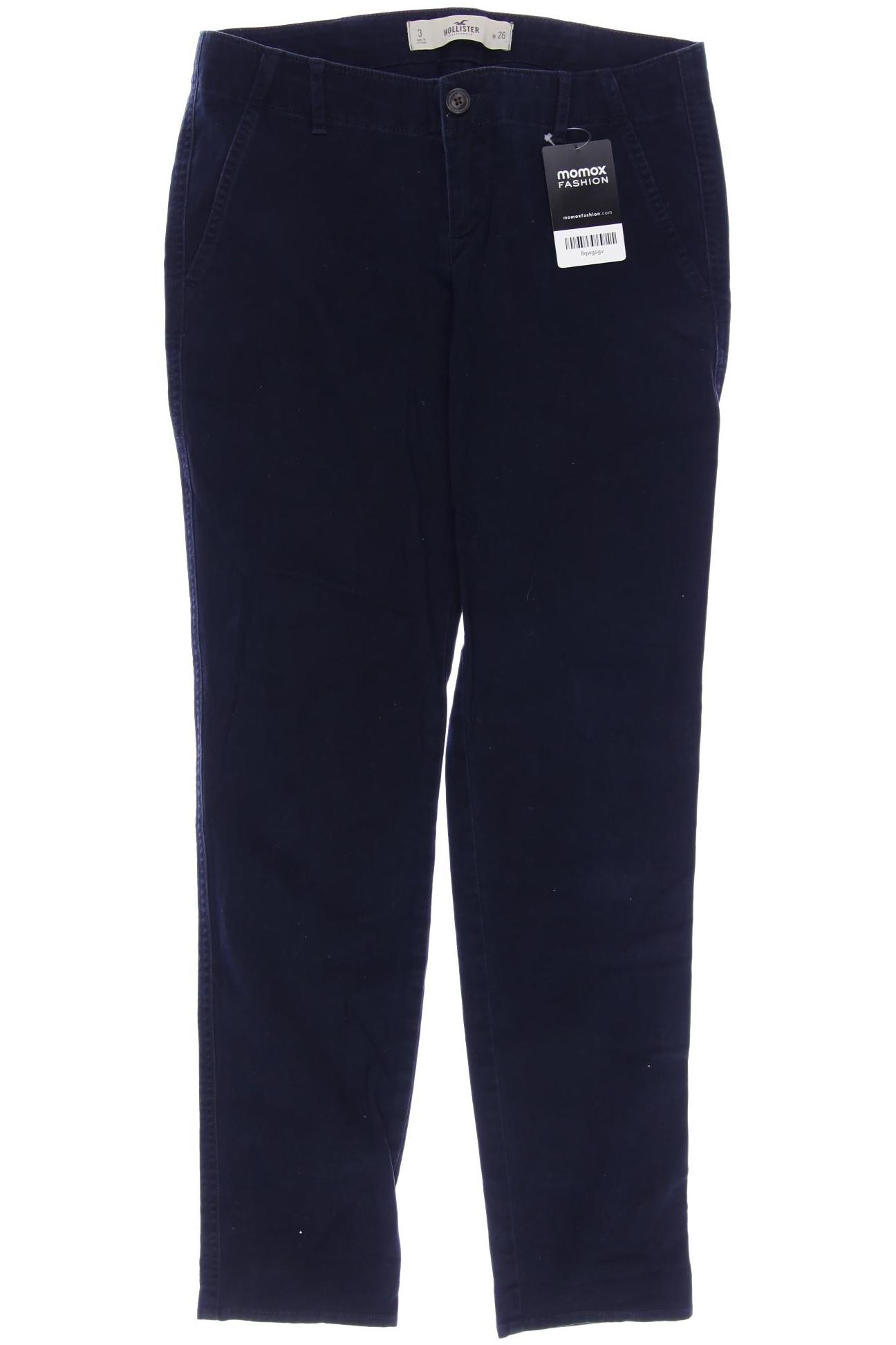 Thumbnail - Hollister Damen Stoffhose, marineblau, Gr. 26