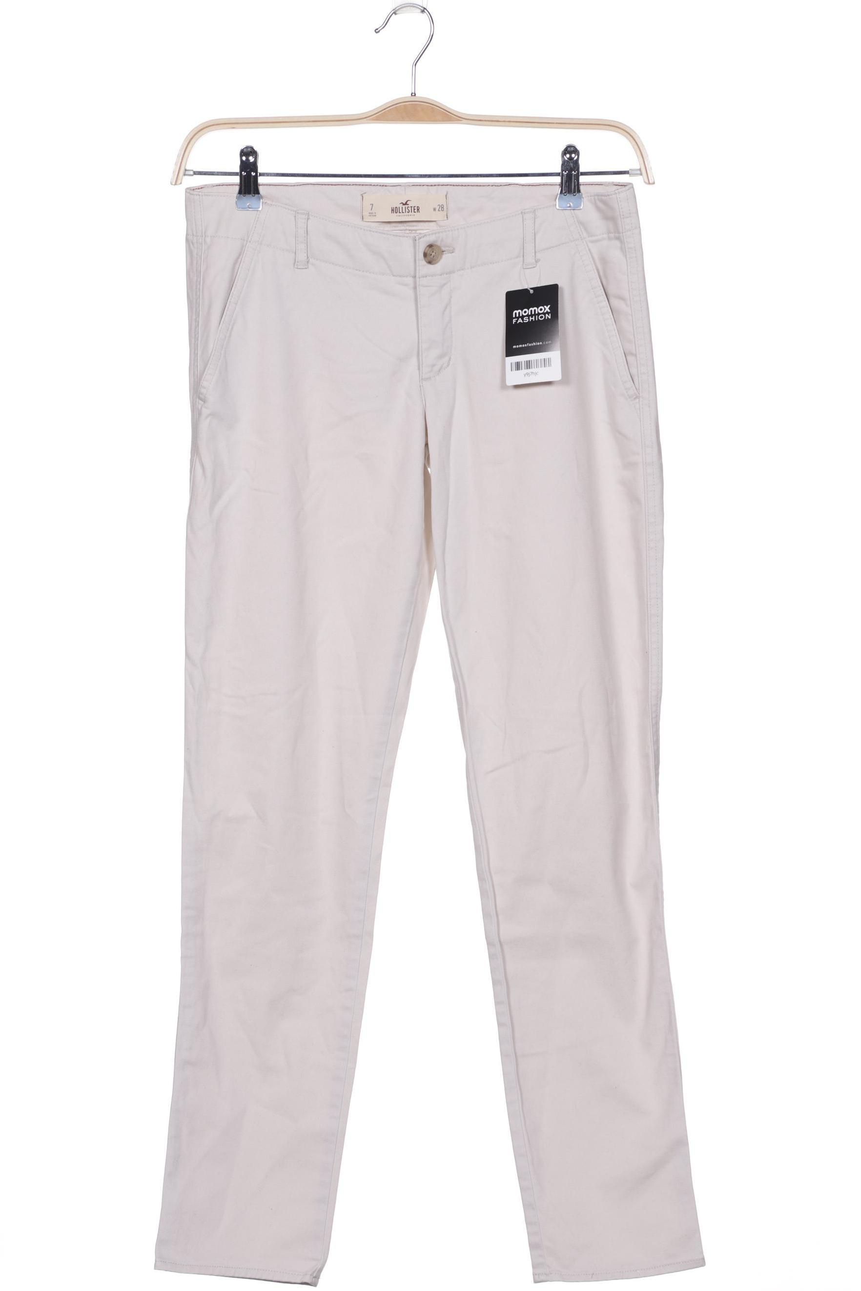 

Hollister Damen Stoffhose, cremeweiß, Gr. 28