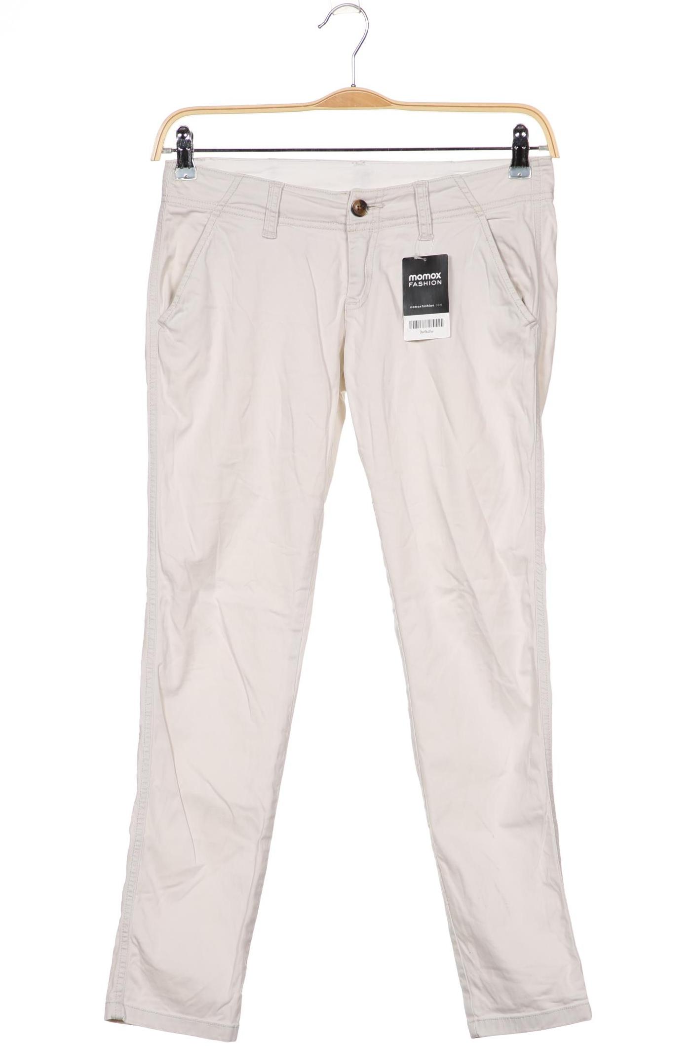 

Hollister Damen Stoffhose, cremeweiß