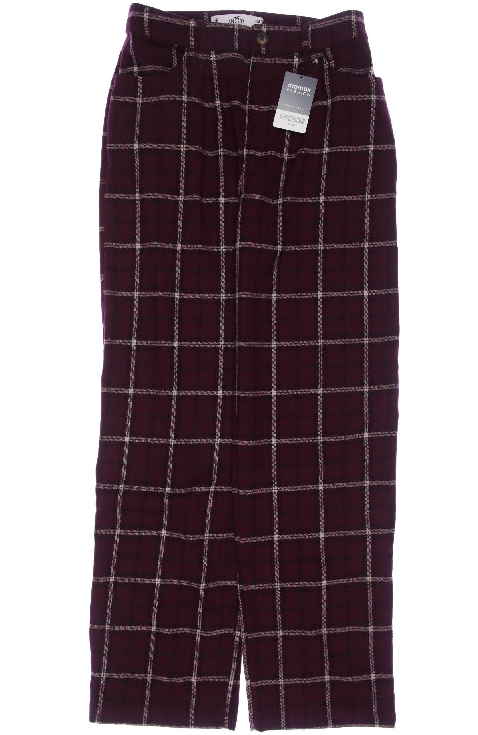 

Hollister Damen Stoffhose, bordeaux, Gr. 28