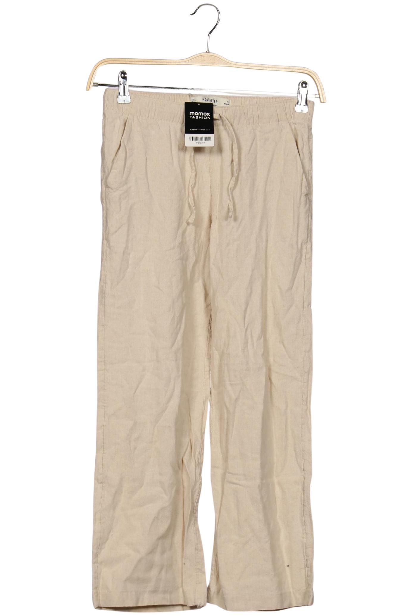 

Hollister Damen Stoffhose, cremeweiß, Gr. 0