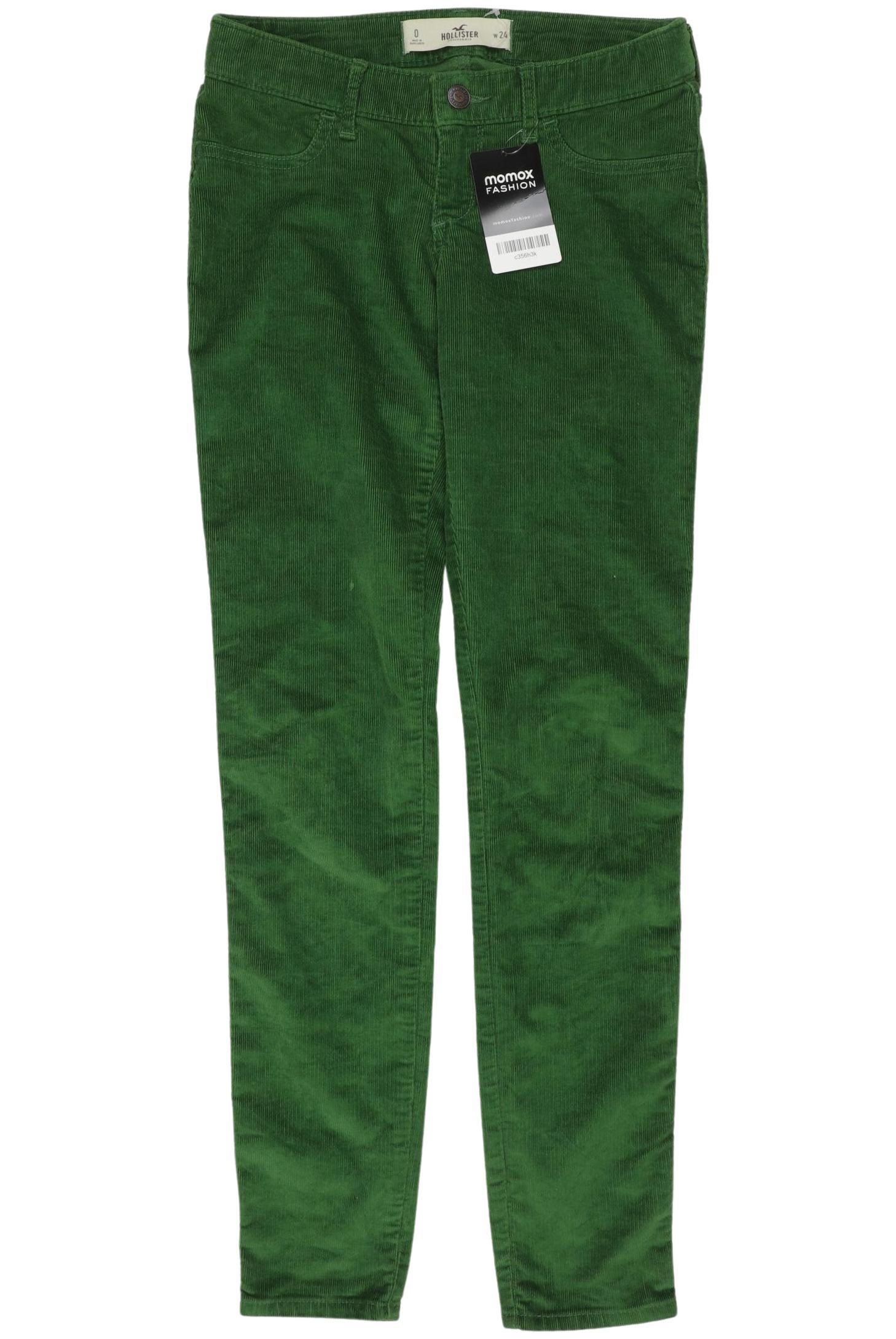 Thumbnail - Hollister Damen Stoffhose, grün, Gr. 24