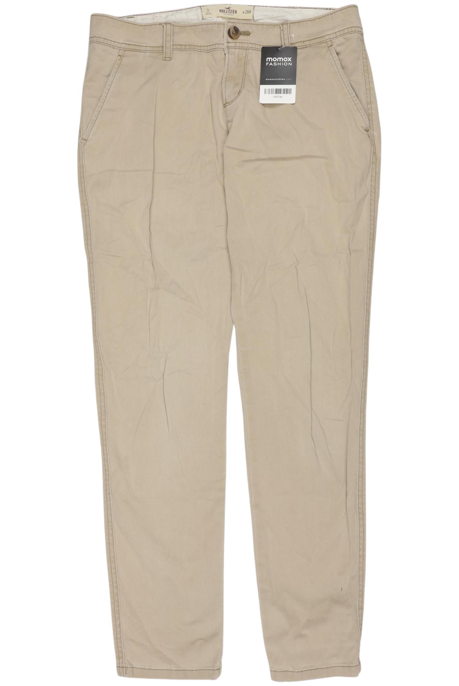 Thumbnail - Hollister Damen Stoffhose, beige, Gr. 26
