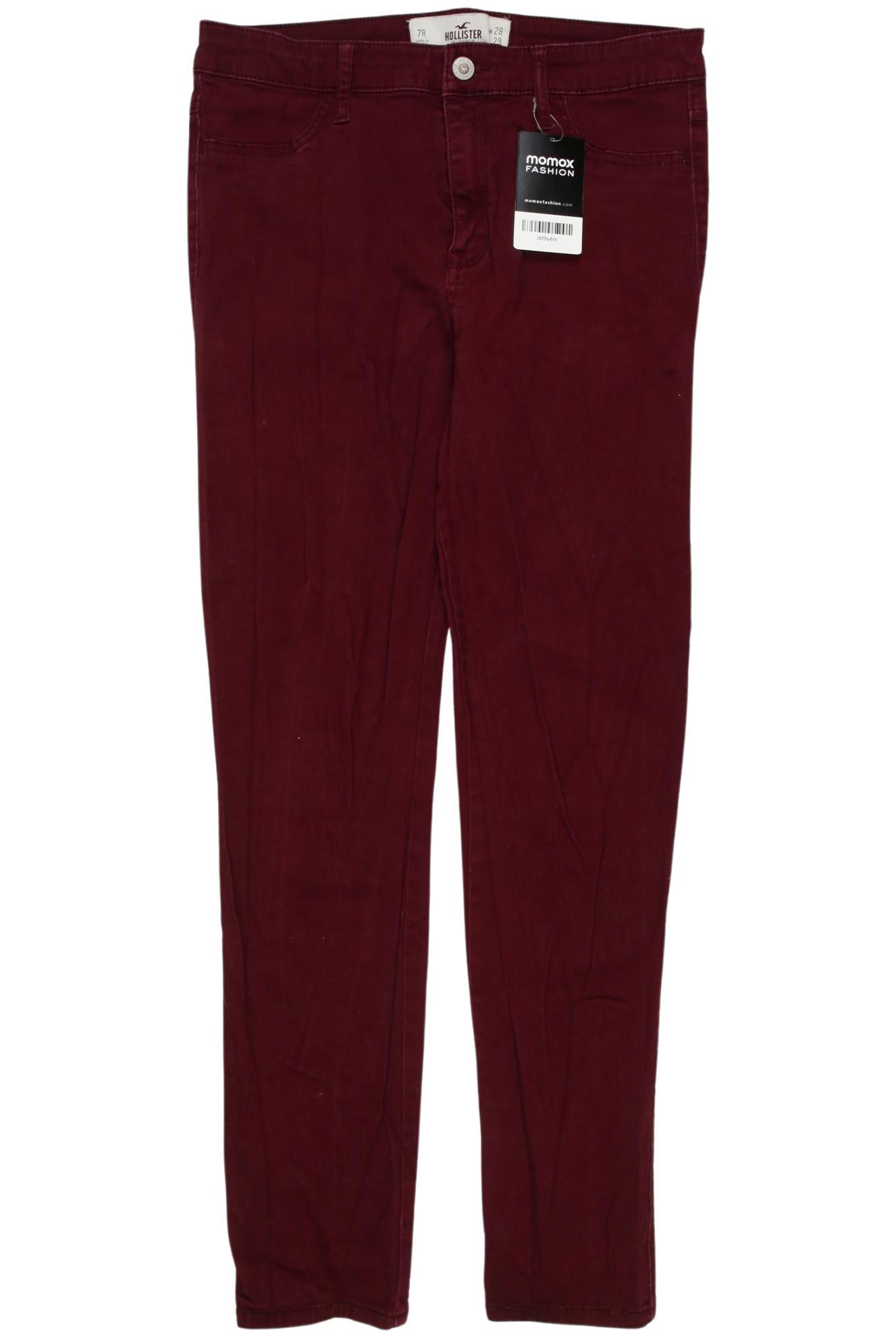 

Hollister Damen Stoffhose, bordeaux, Gr. 28