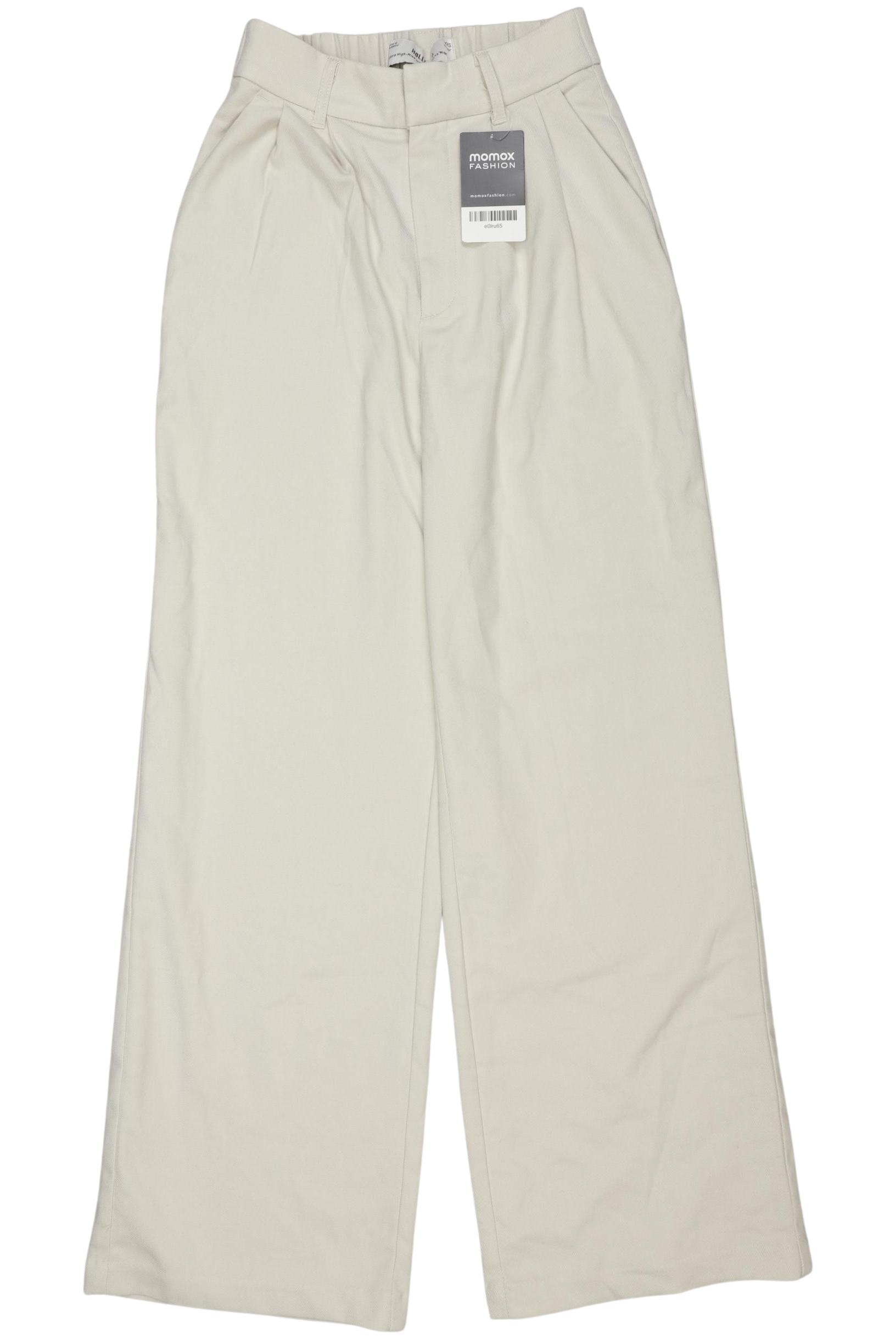 

Hollister Damen Stoffhose, cremeweiß, Gr. 0