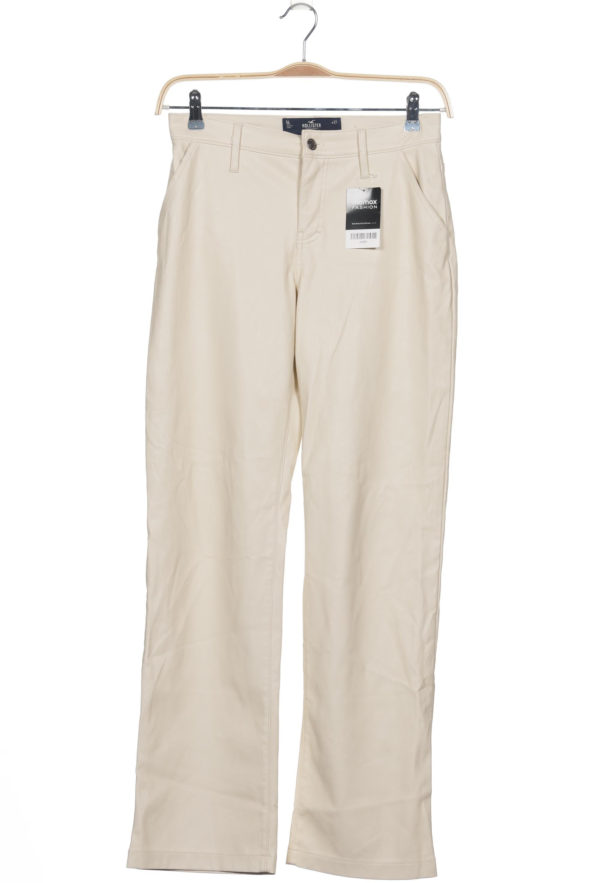 

Hollister Damen Stoffhose, cremeweiß, Gr. 27