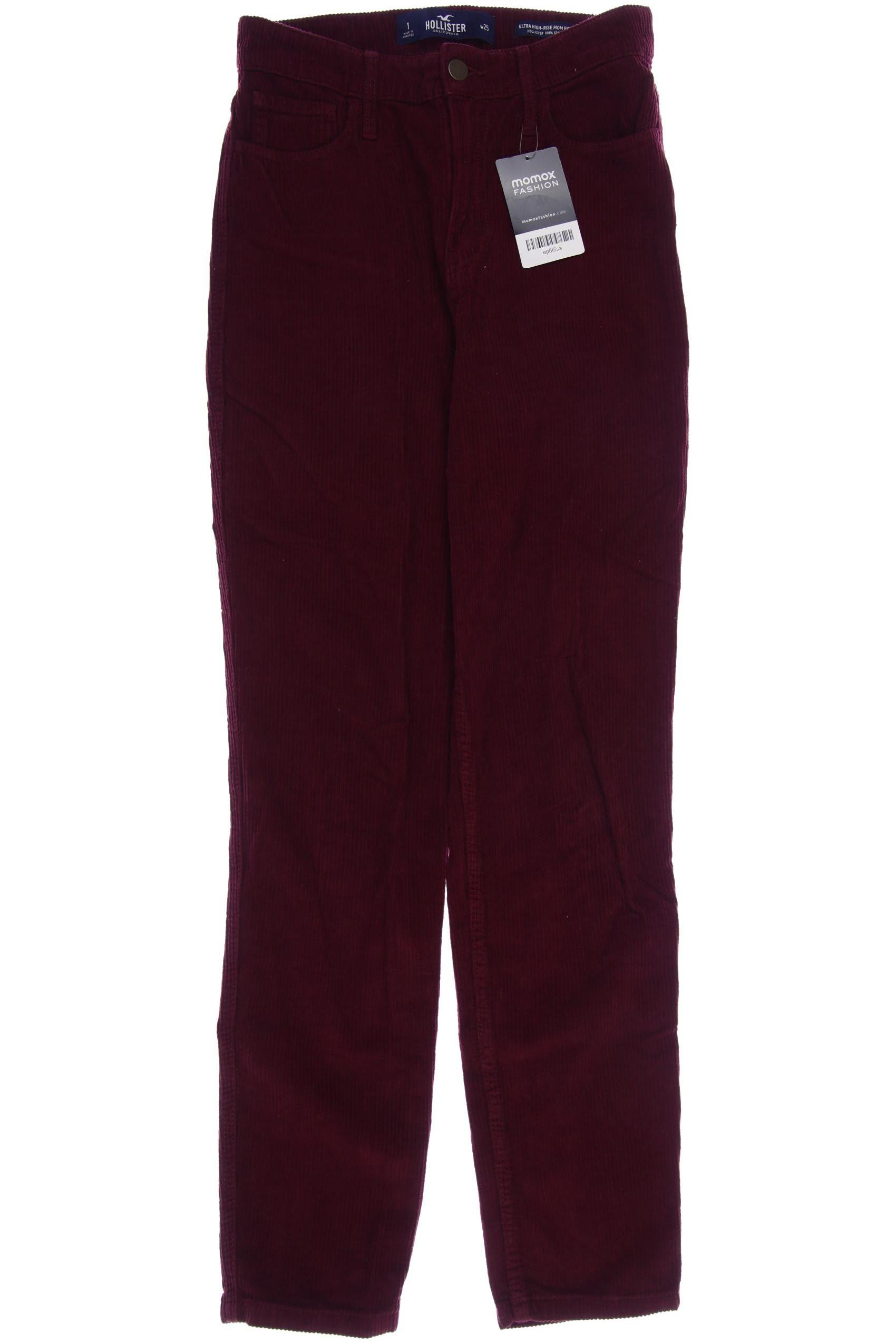 

Hollister Damen Stoffhose, bordeaux