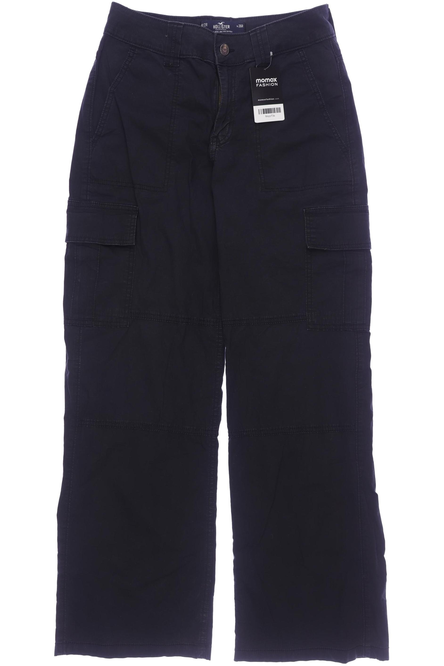

Hollister Damen Stoffhose, schwarz, Gr. 26