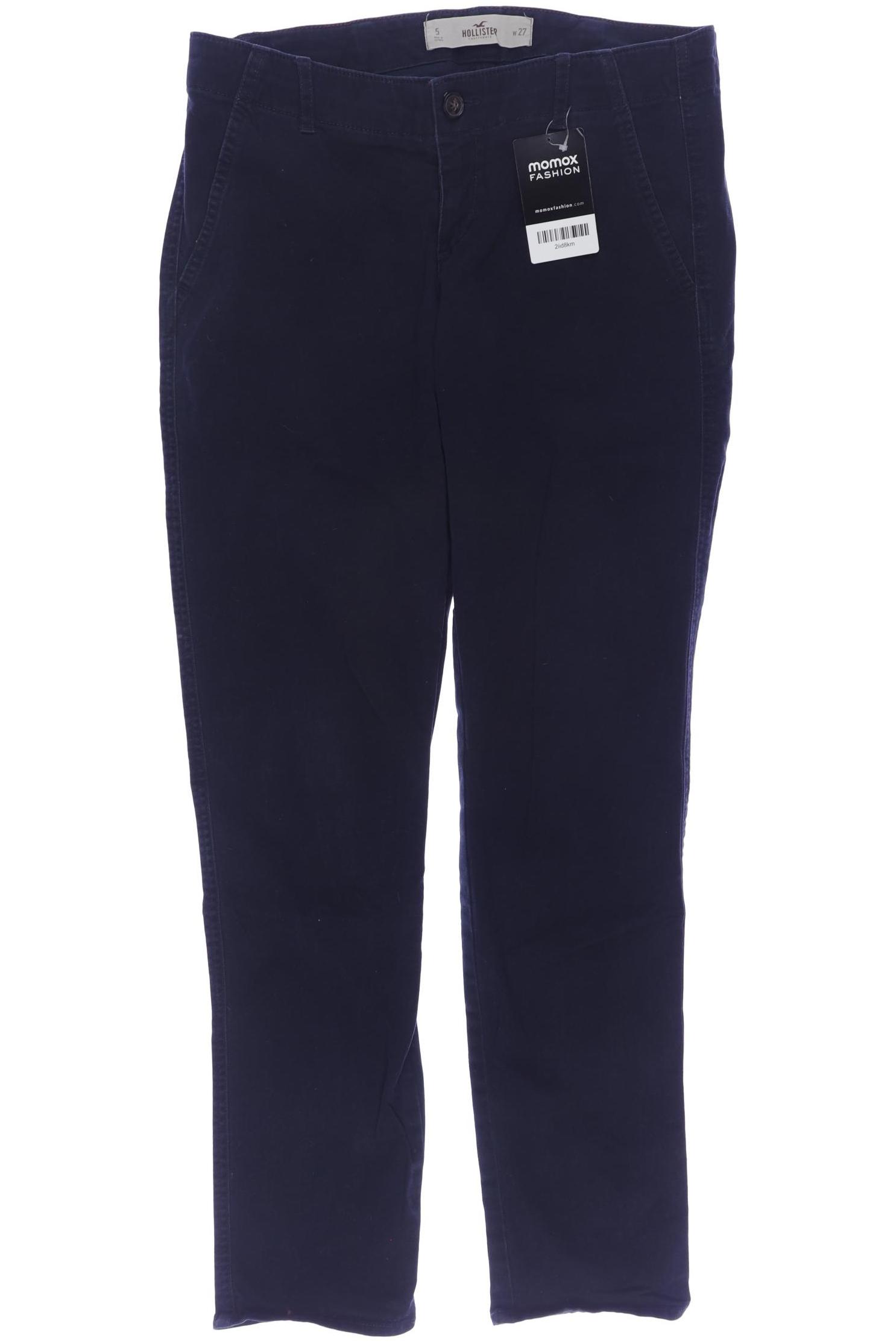 

Hollister Damen Stoffhose, marineblau, Gr. 27