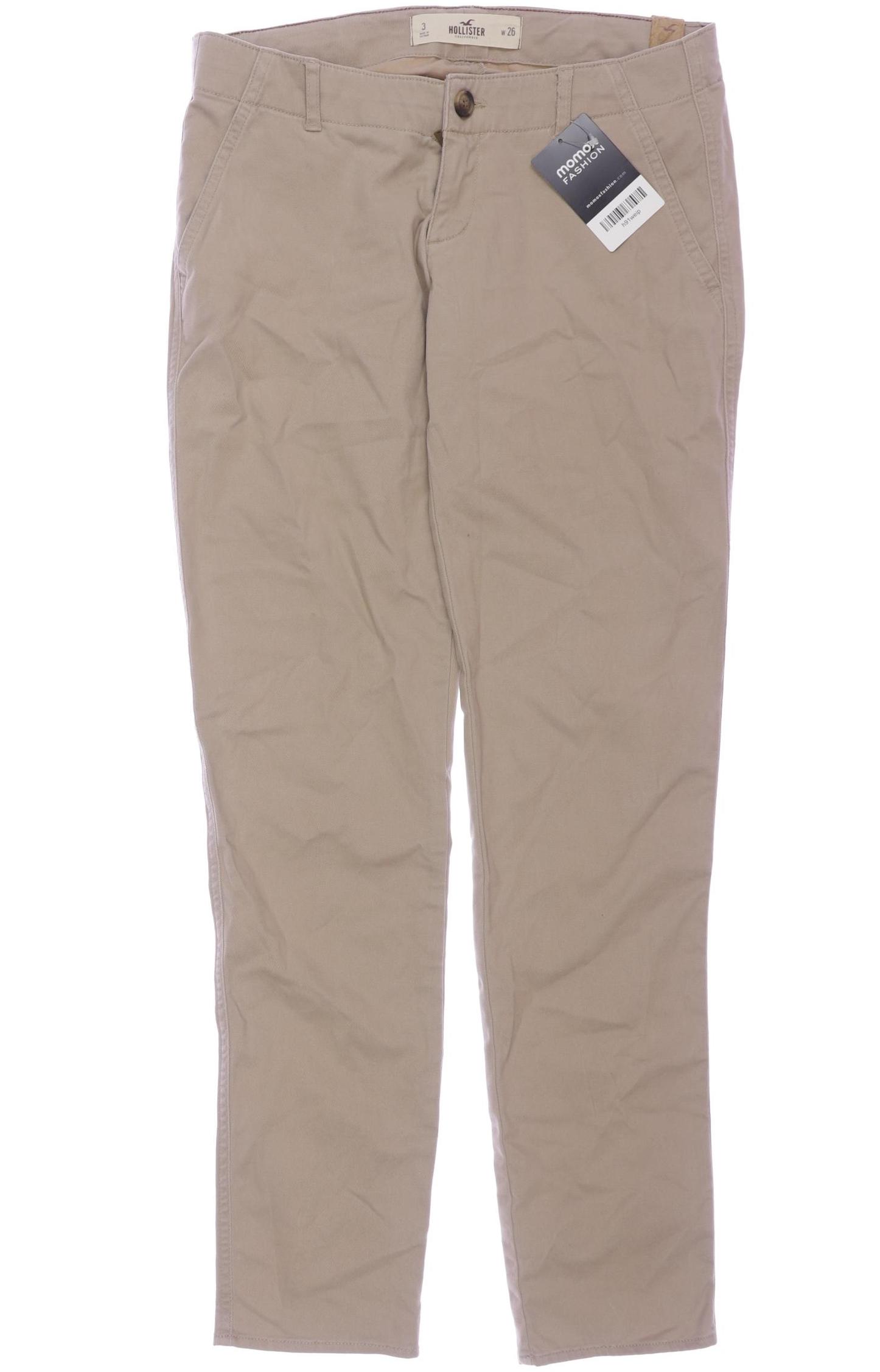 Thumbnail - Hollister Damen Stoffhose, beige, Gr. 26