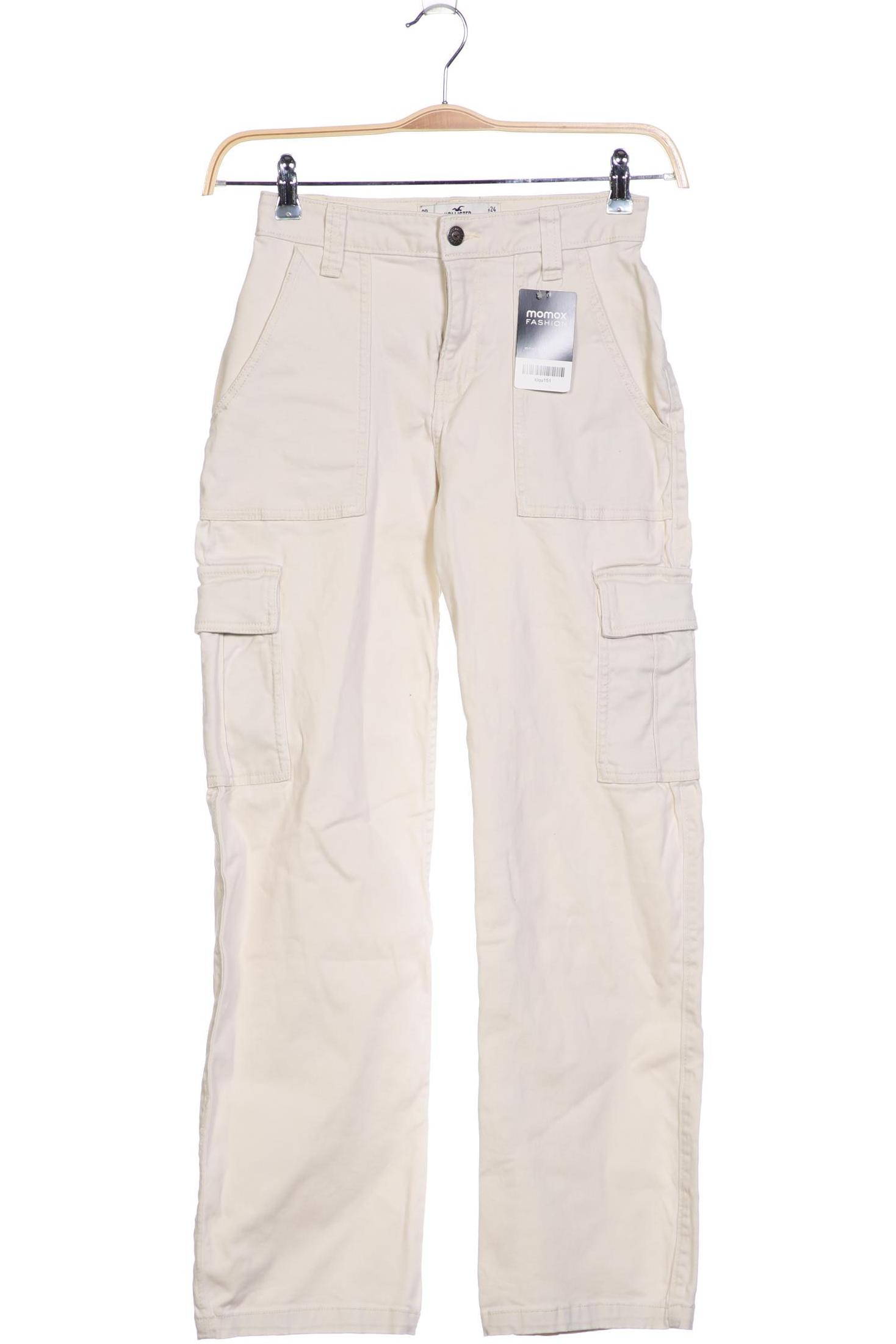 

Hollister Damen Stoffhose, cremeweiß, Gr. 24