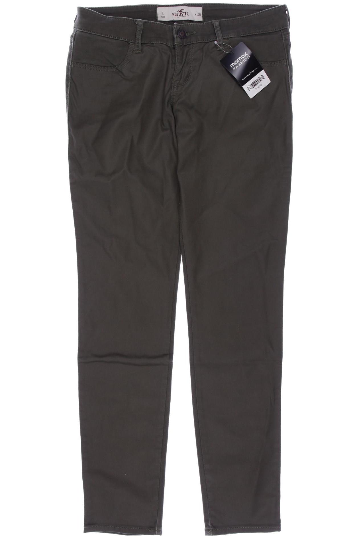 Thumbnail - Hollister Damen Stoffhose, grün, Gr. 26
