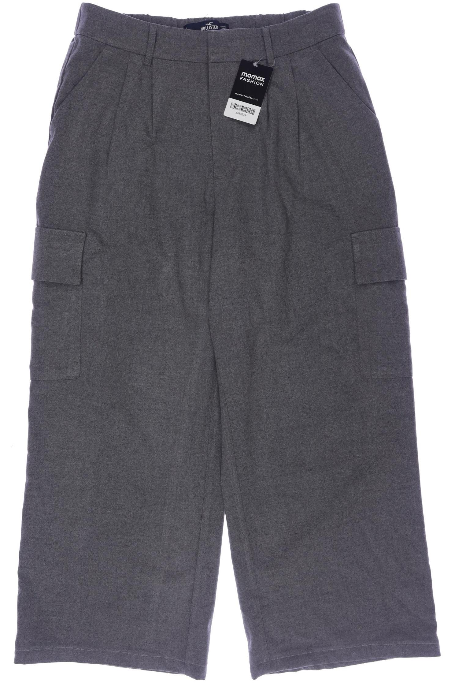 

Hollister Damen Stoffhose, grau, Gr. 0