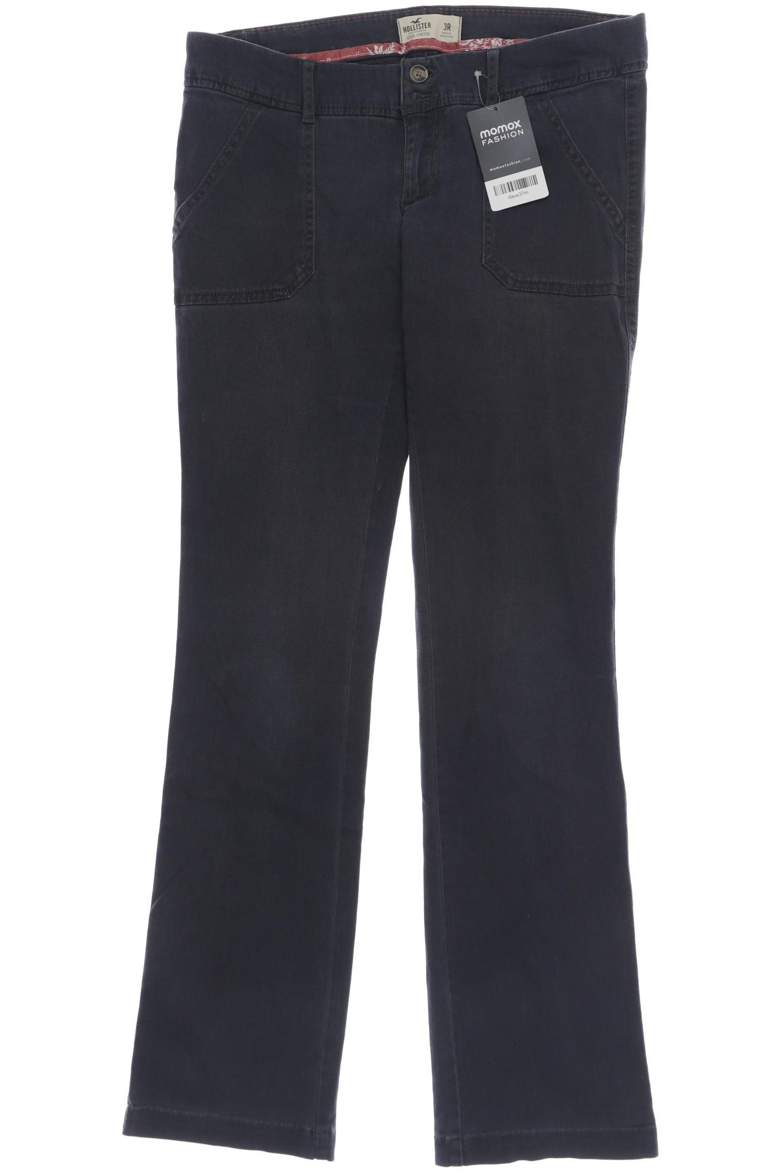 

Hollister Damen Stoffhose, marineblau, Gr. 0