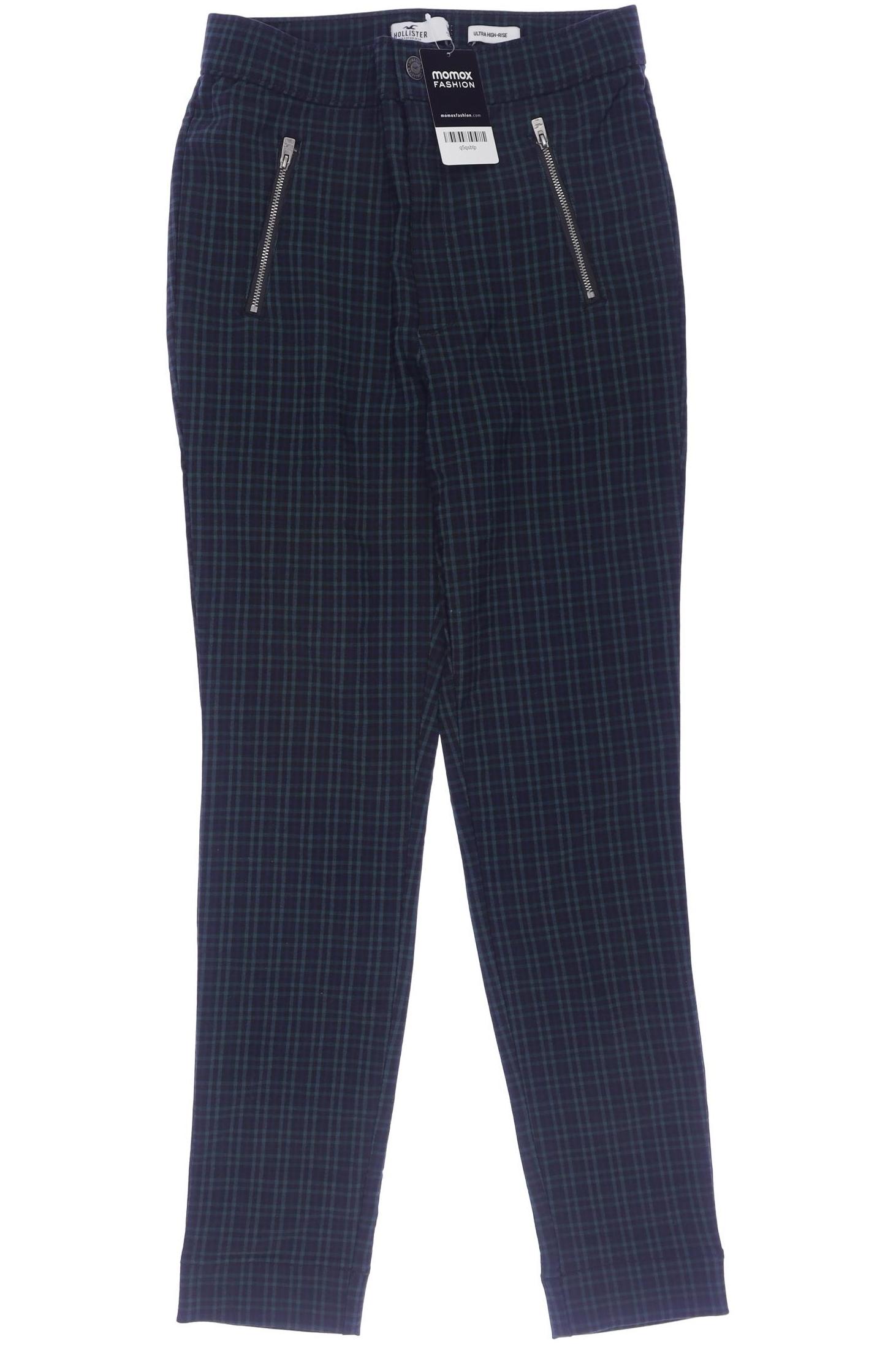 

Hollister Damen Stoffhose, türkis, Gr. 0