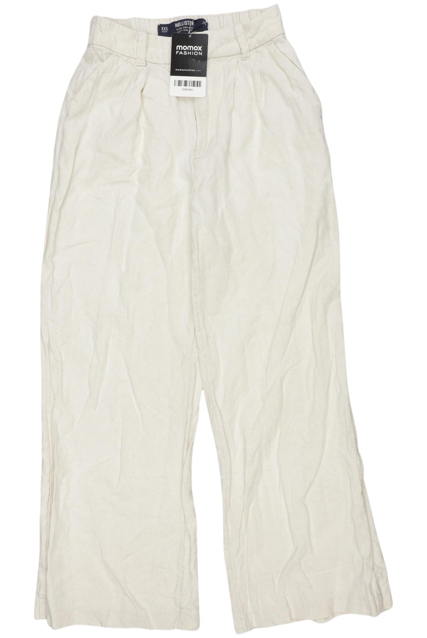 

Hollister Damen Stoffhose, cremeweiß, Gr. 0