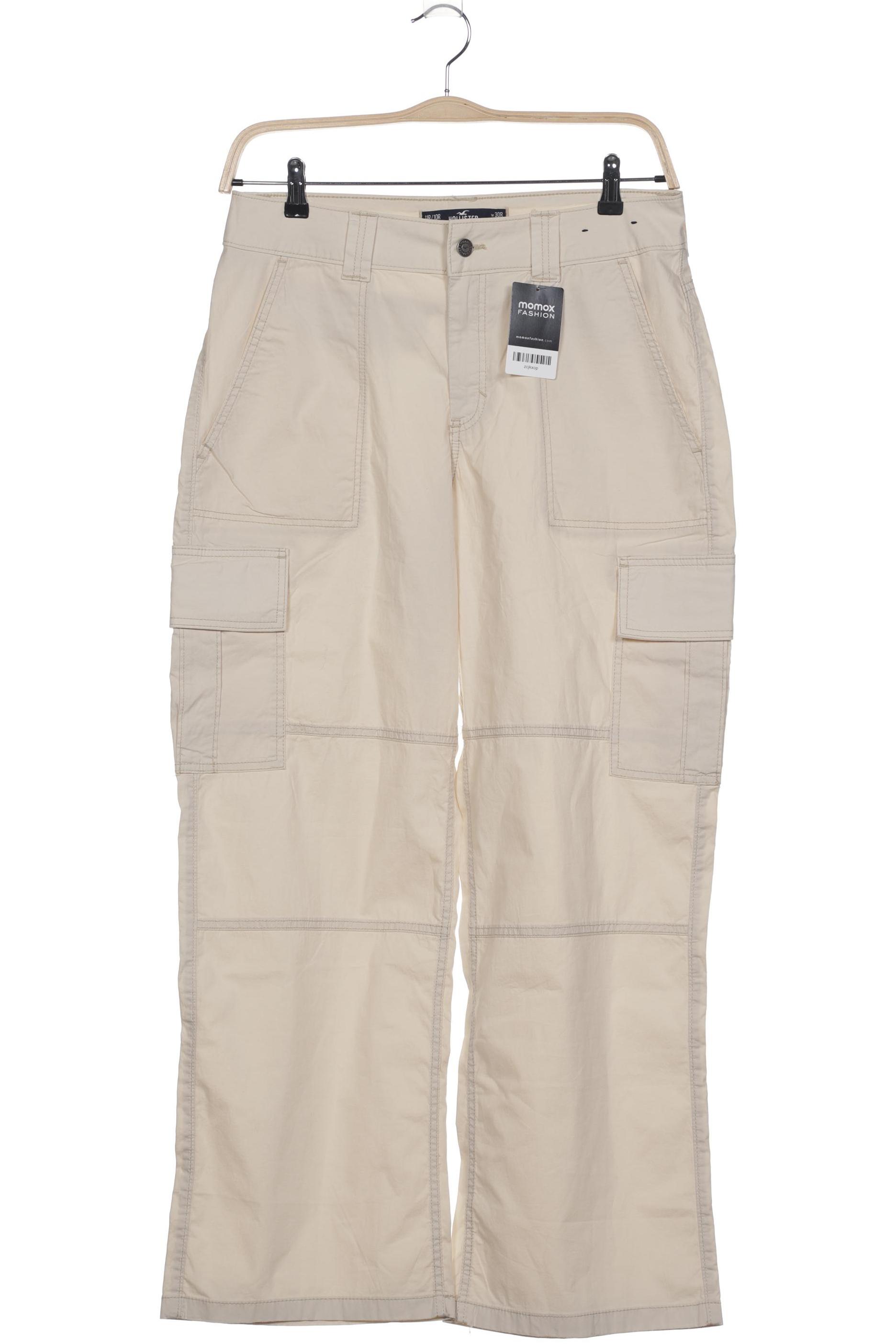 

Hollister Damen Stoffhose, cremeweiß, Gr. 30