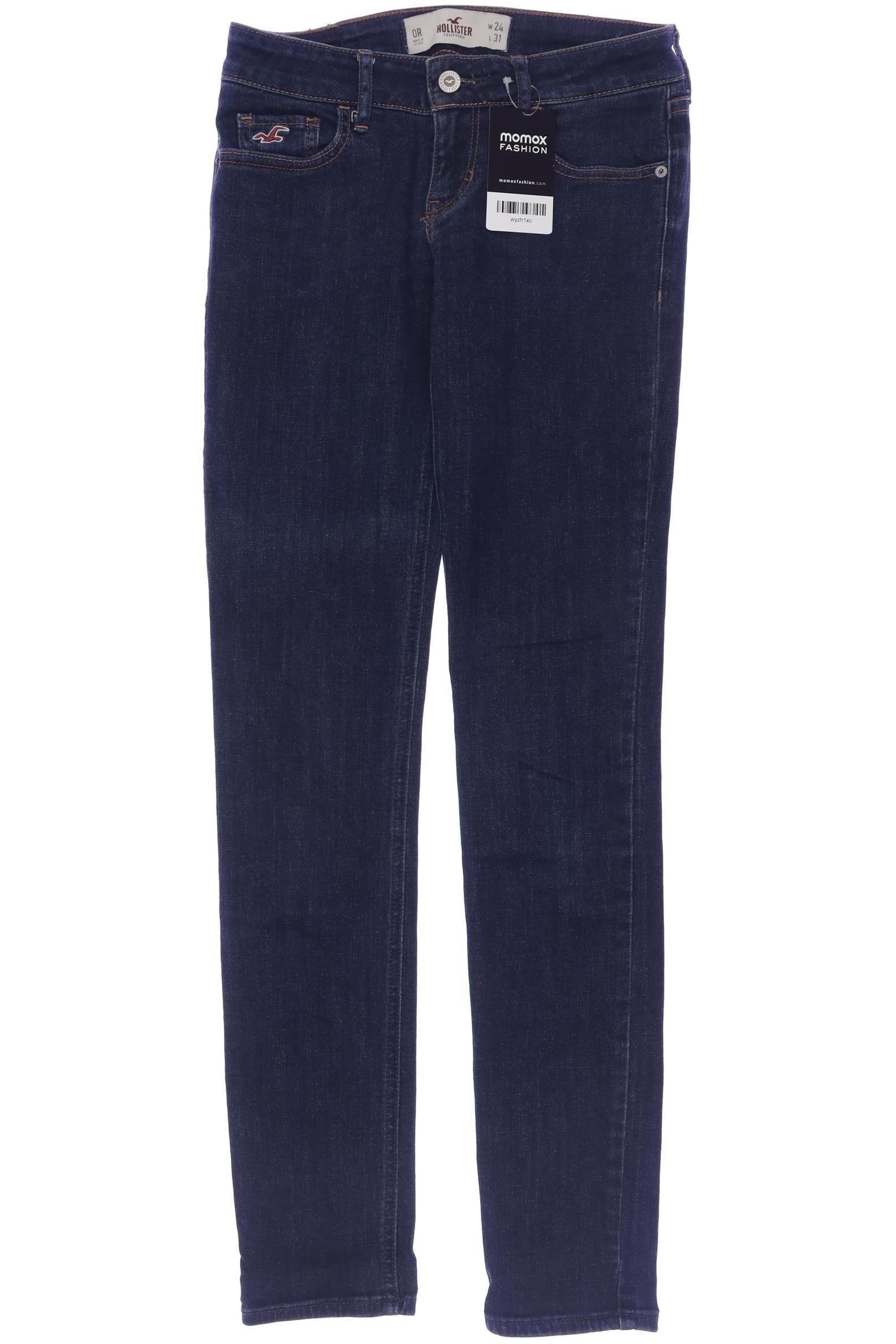 

Hollister Damen Stoffhose, marineblau, Gr. 24