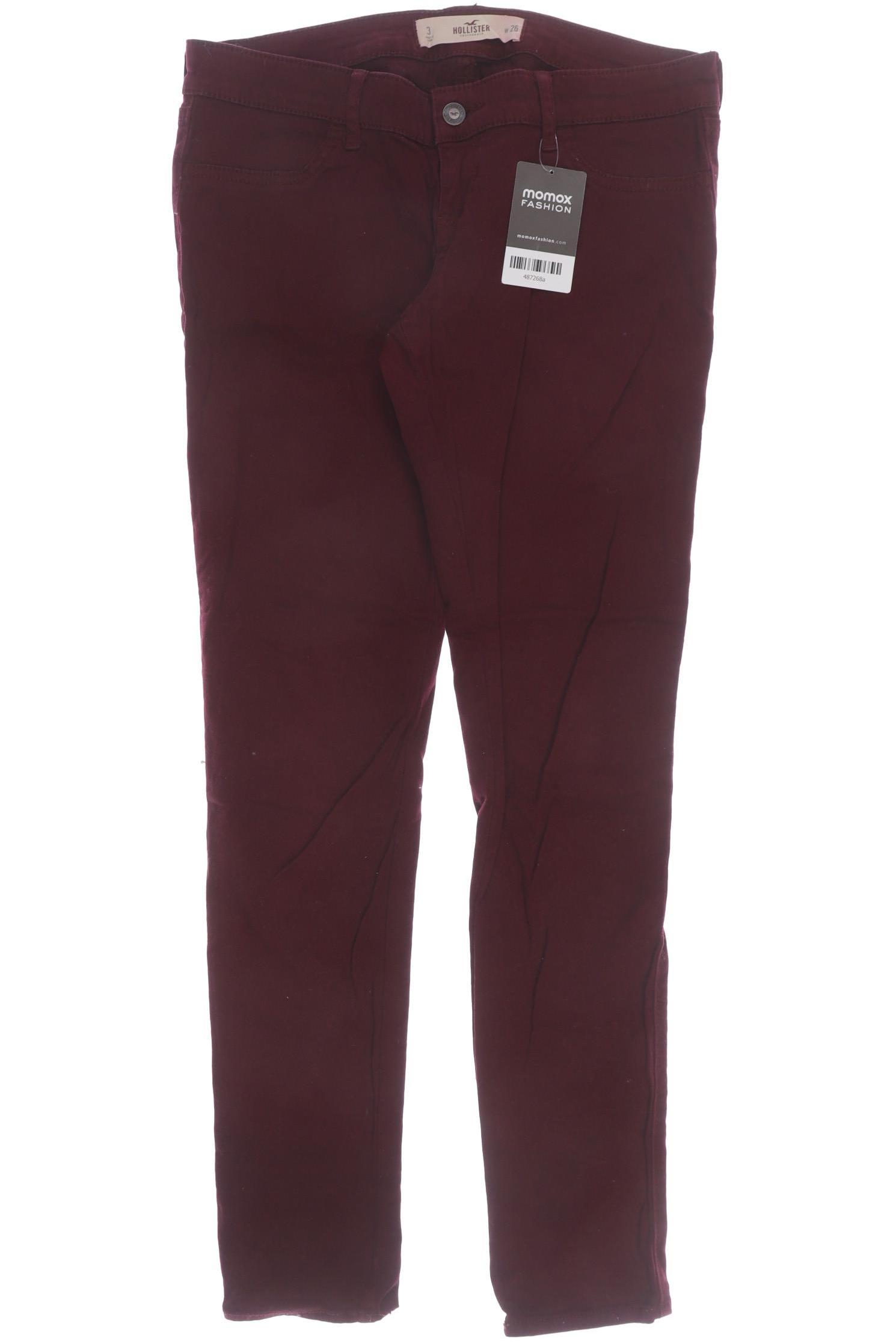 

Hollister Damen Stoffhose, bordeaux