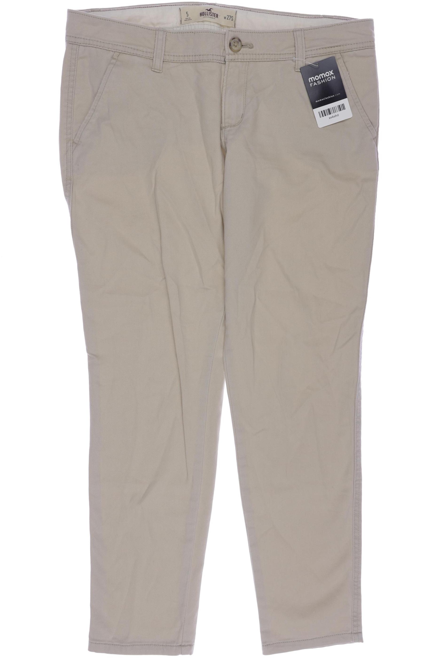 Thumbnail - Hollister Damen Stoffhose, beige, Gr. 27