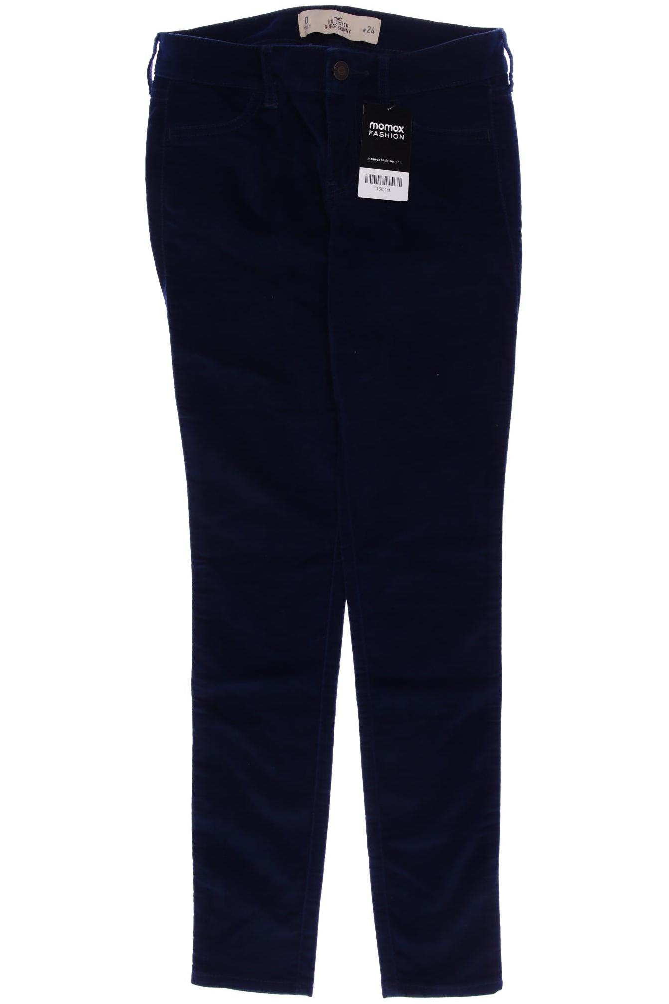 

Hollister Damen Stoffhose, marineblau, Gr. 24