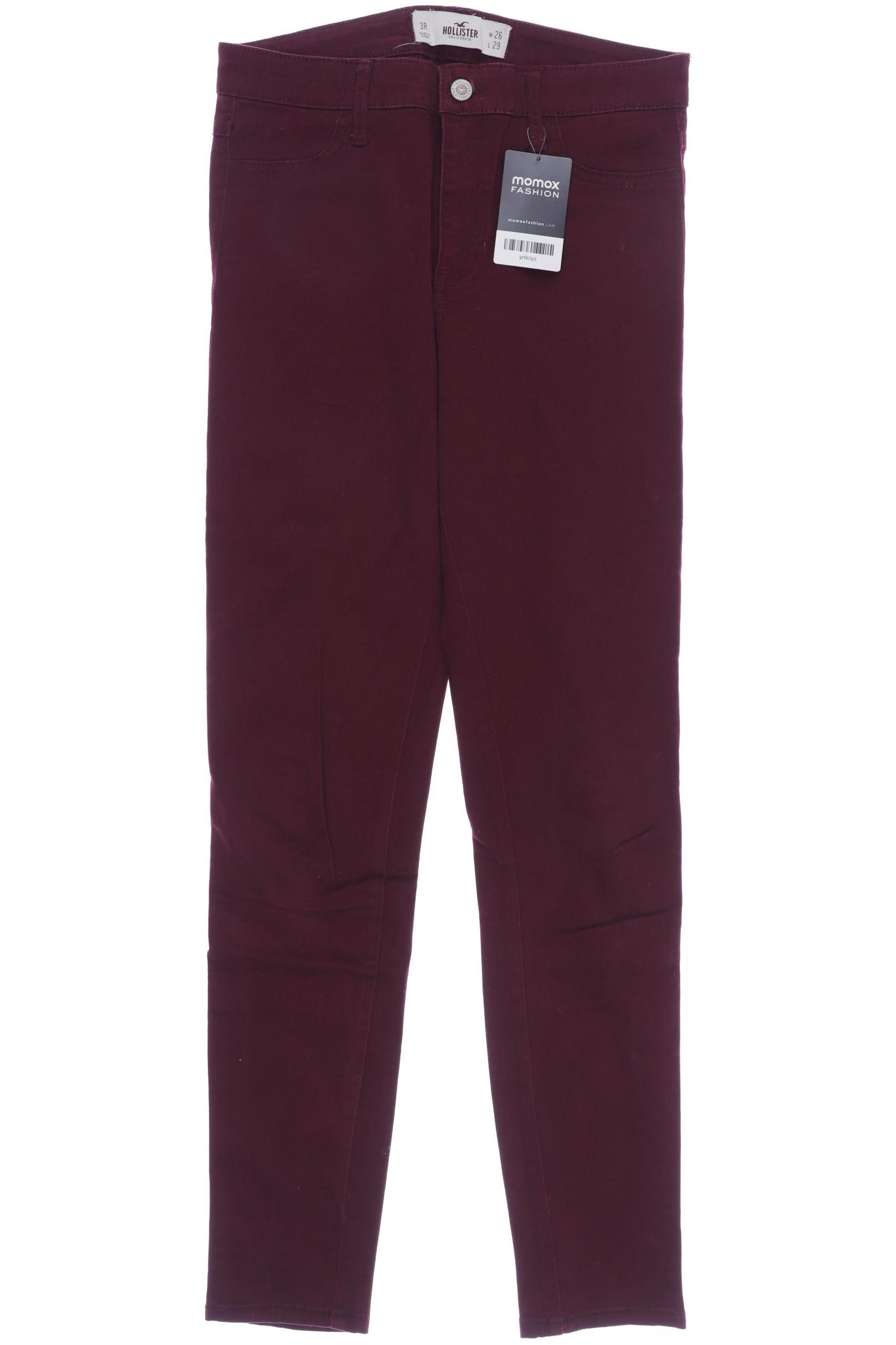 

Hollister Damen Stoffhose, bordeaux