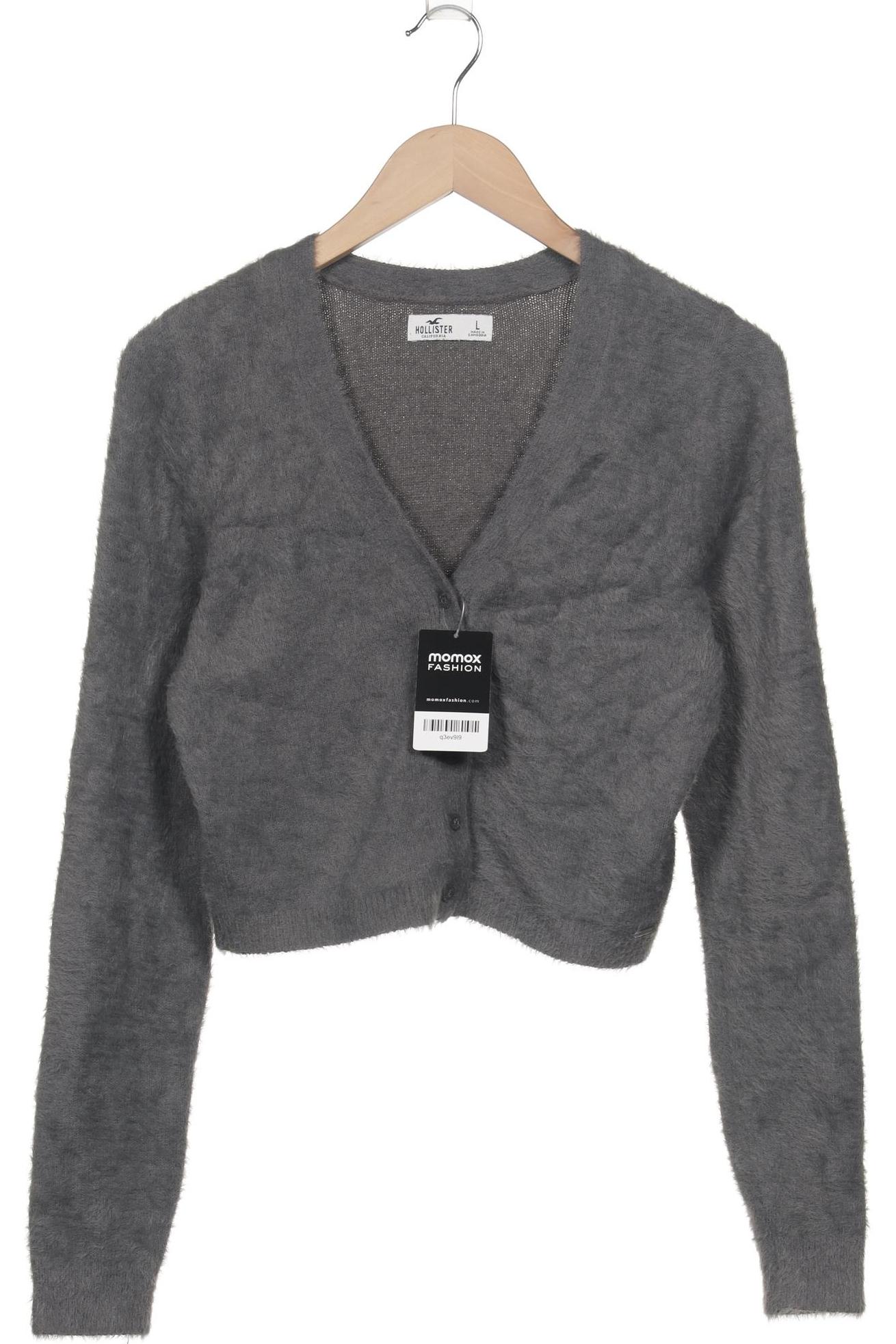 

Hollister Damen Strickjacke, grau, Gr. 42