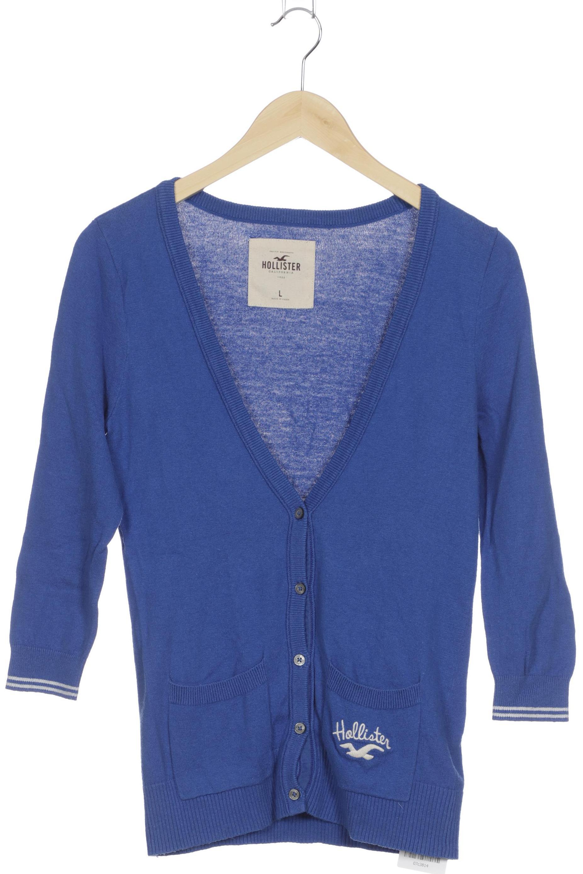 

Hollister Damen Strickjacke, blau, Gr.