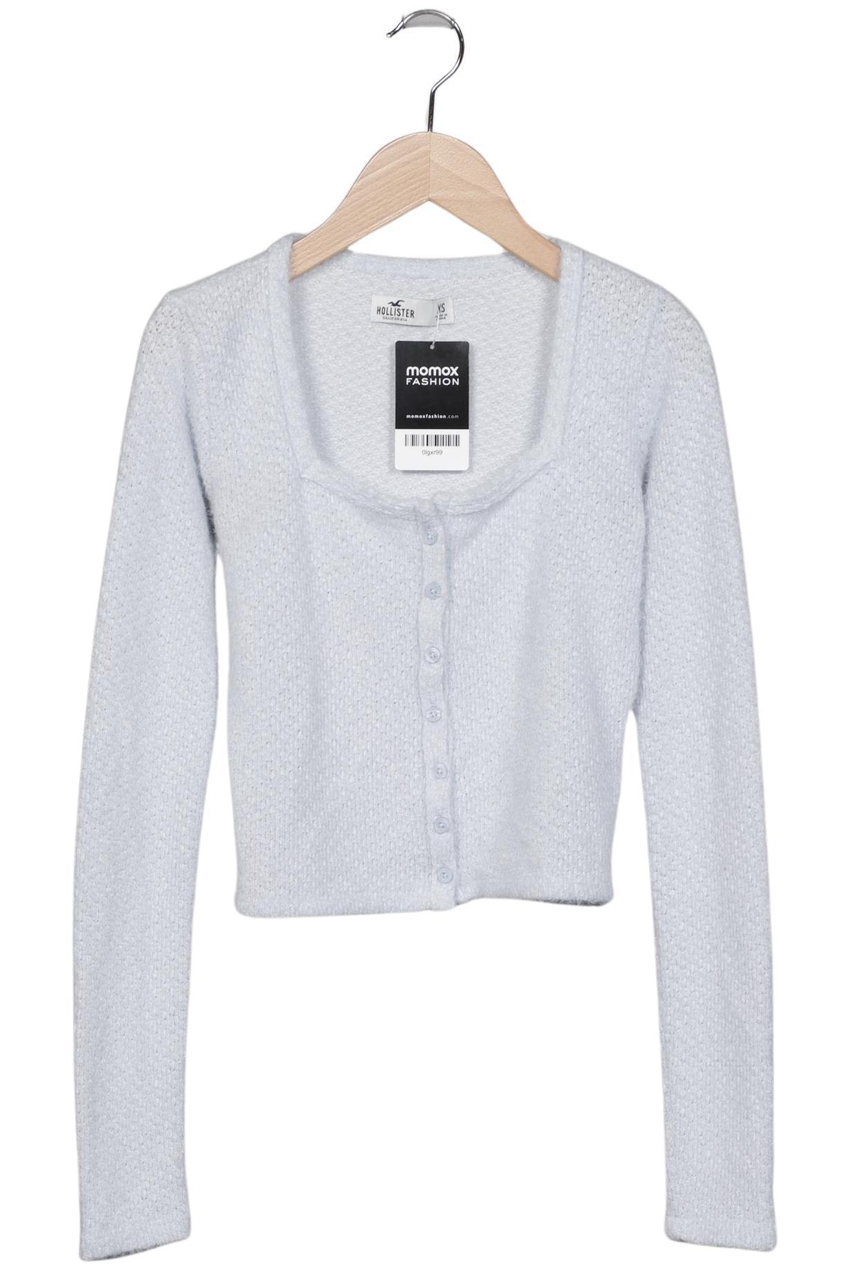 

Hollister Damen Strickjacke, hellblau, Gr. 34