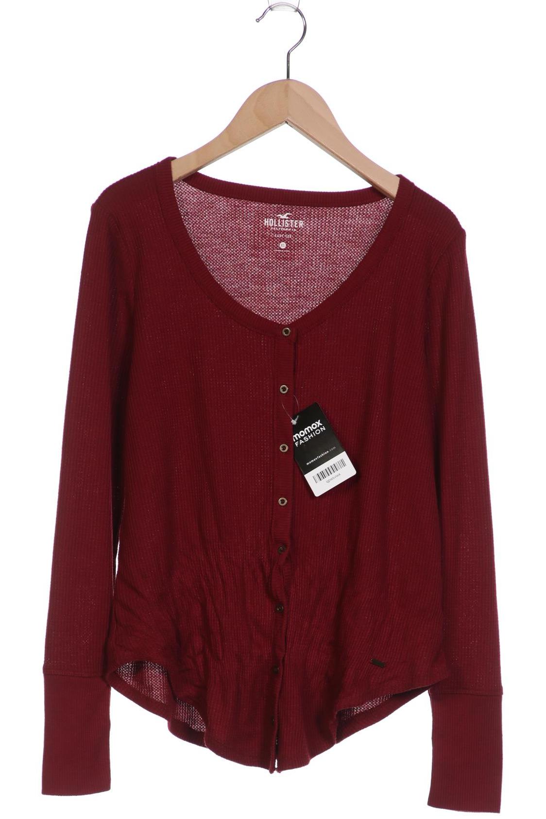 

Hollister Damen Strickjacke, bordeaux, Gr. 34