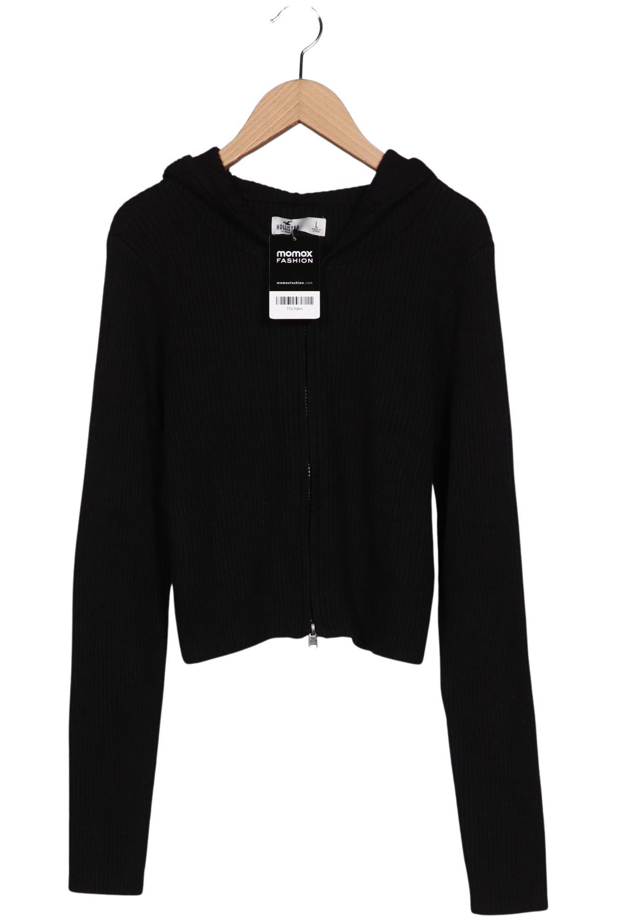 

Hollister Damen Strickjacke, schwarz, Gr. 42