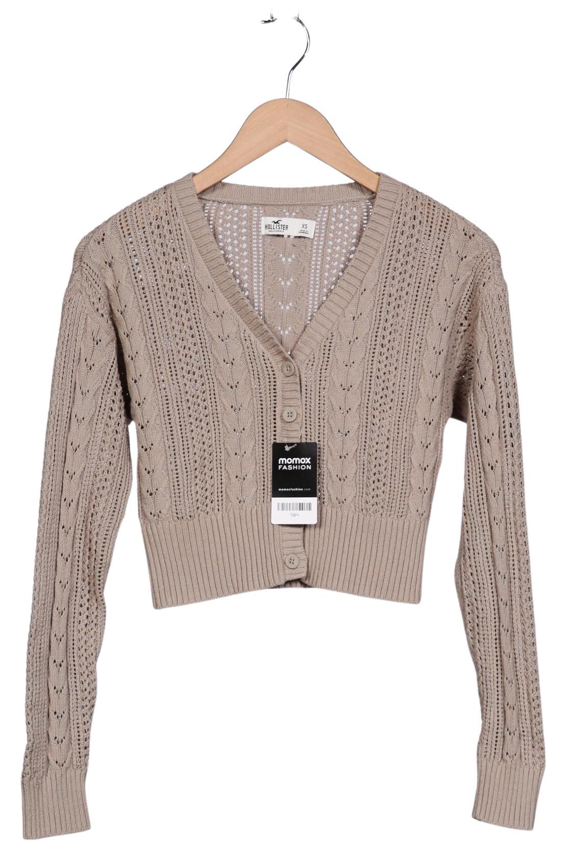

Hollister Damen Strickjacke, beige, Gr. 34