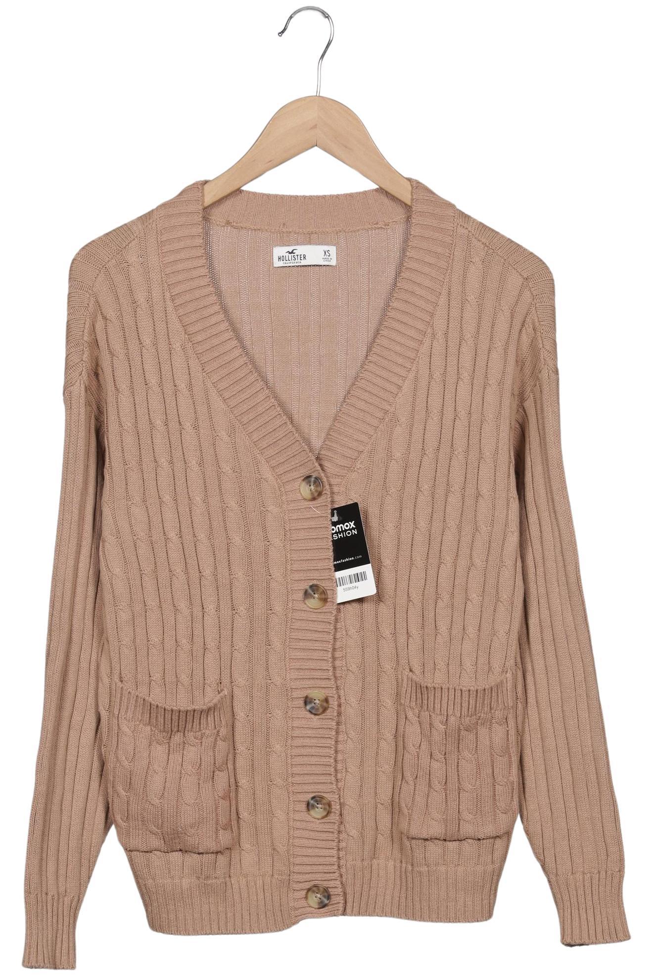 

Hollister Damen Strickjacke, beige, Gr. 34
