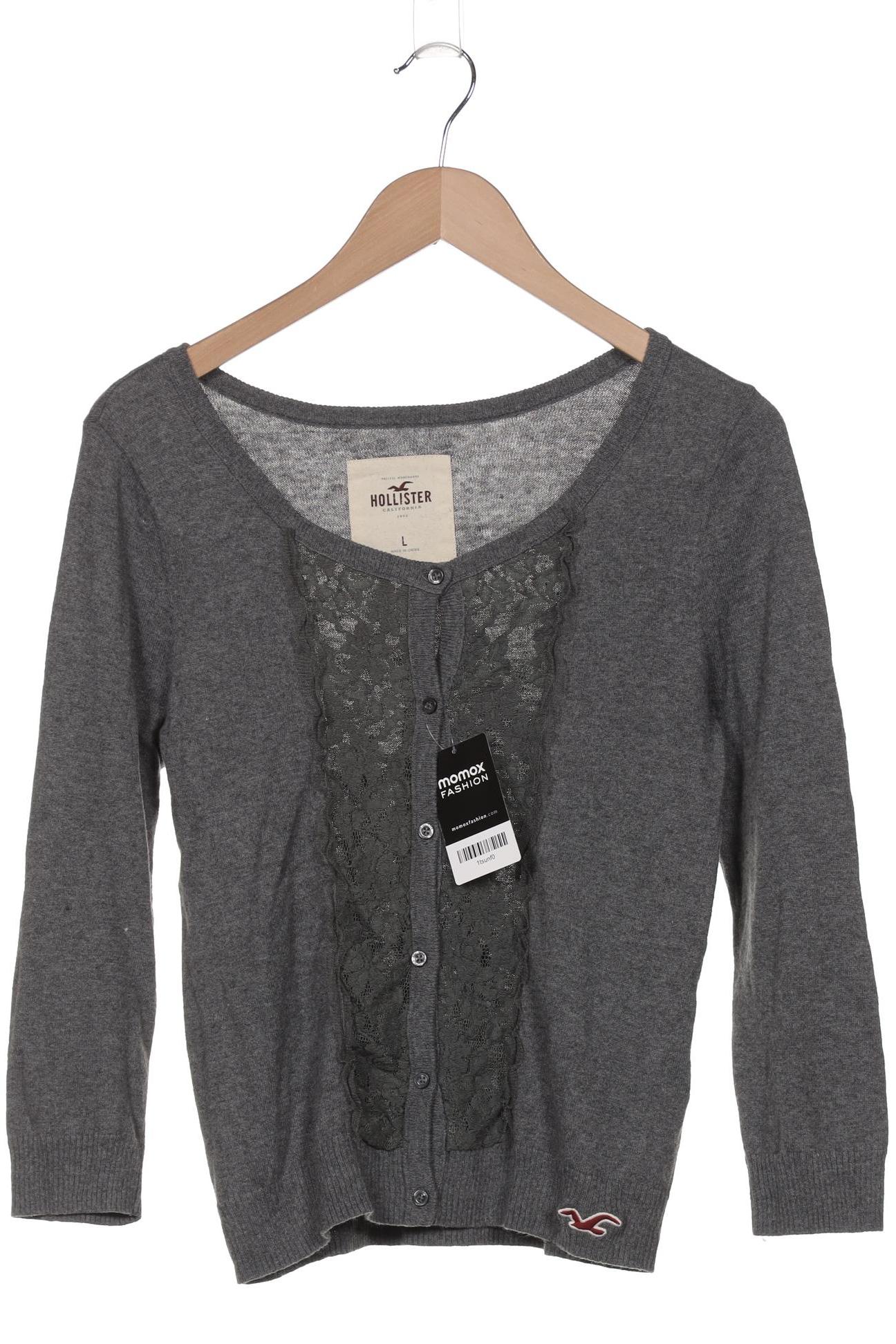 

Hollister Damen Strickjacke, grau, Gr. 42
