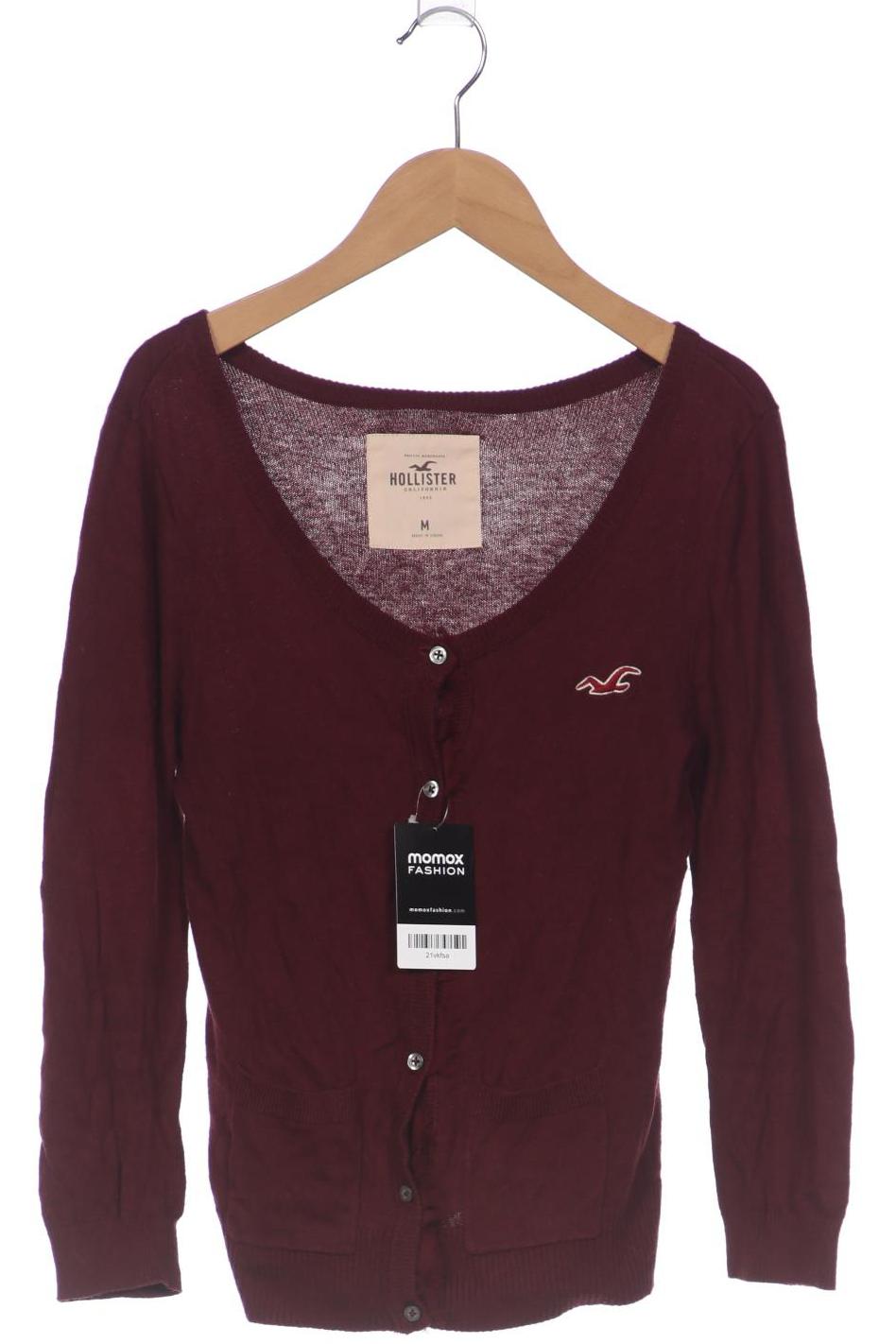

Hollister Damen Strickjacke, bordeaux, Gr. 38