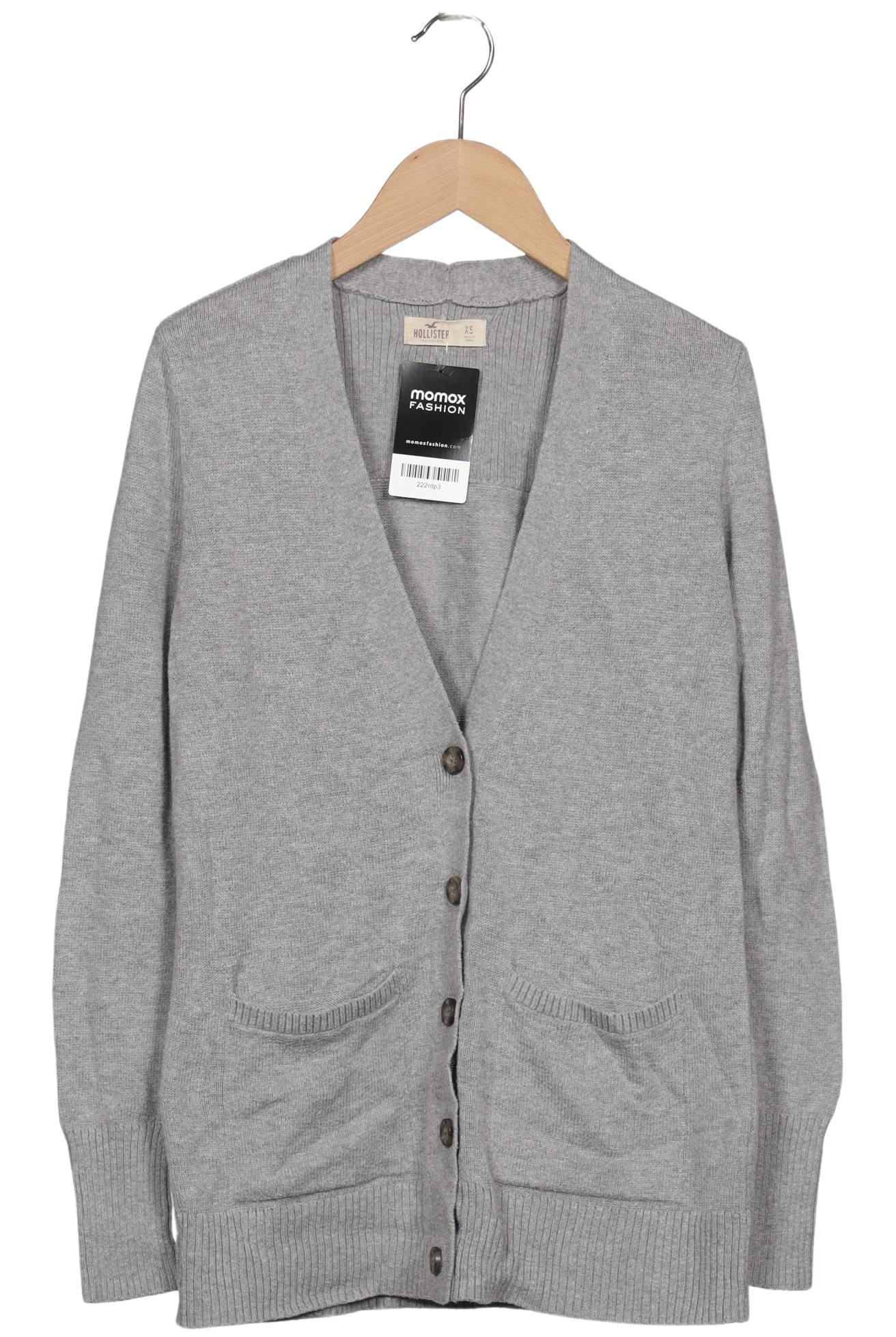 

Hollister Damen Strickjacke, grau, Gr. 34