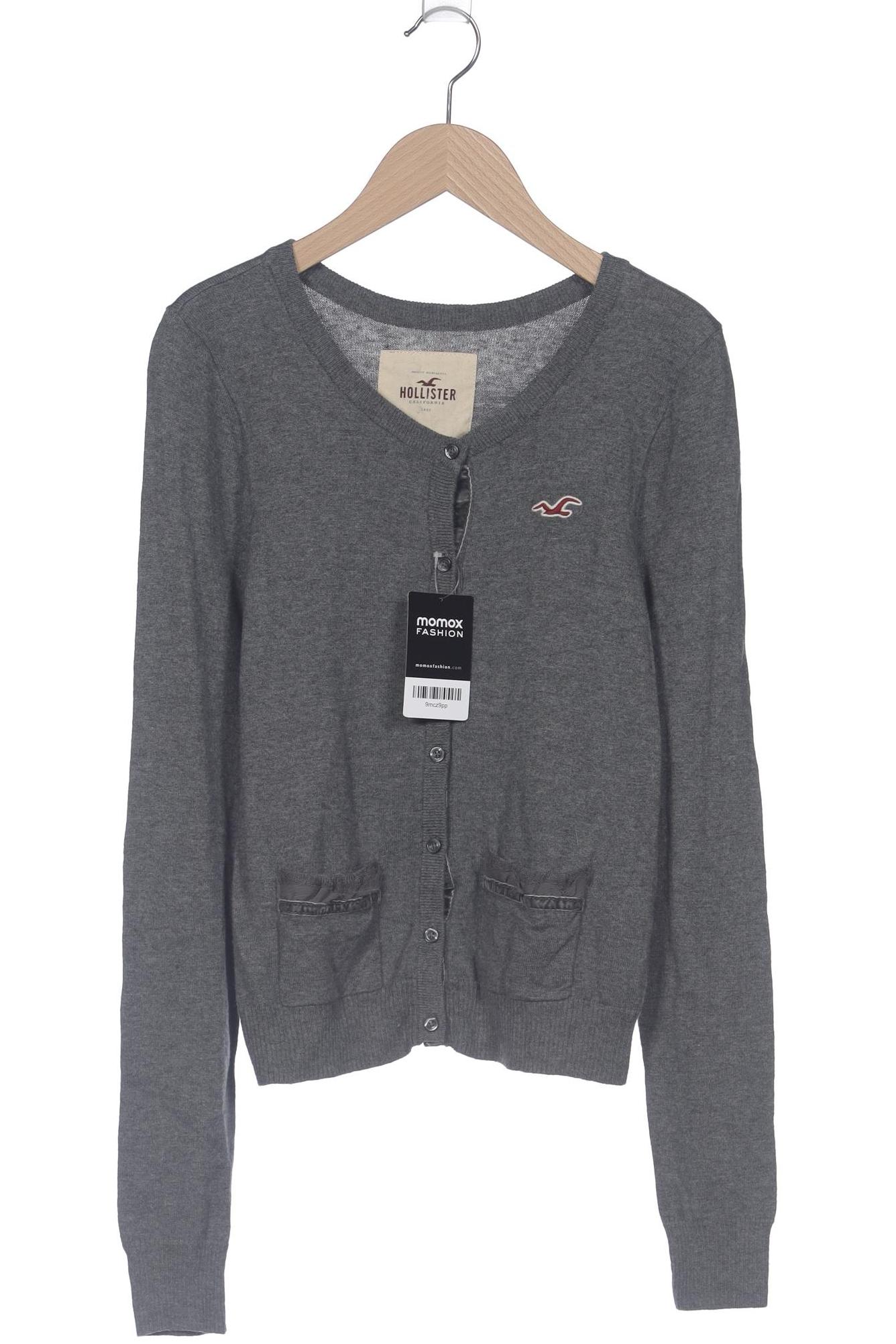 

Hollister Damen Strickjacke, grau, Gr. 42