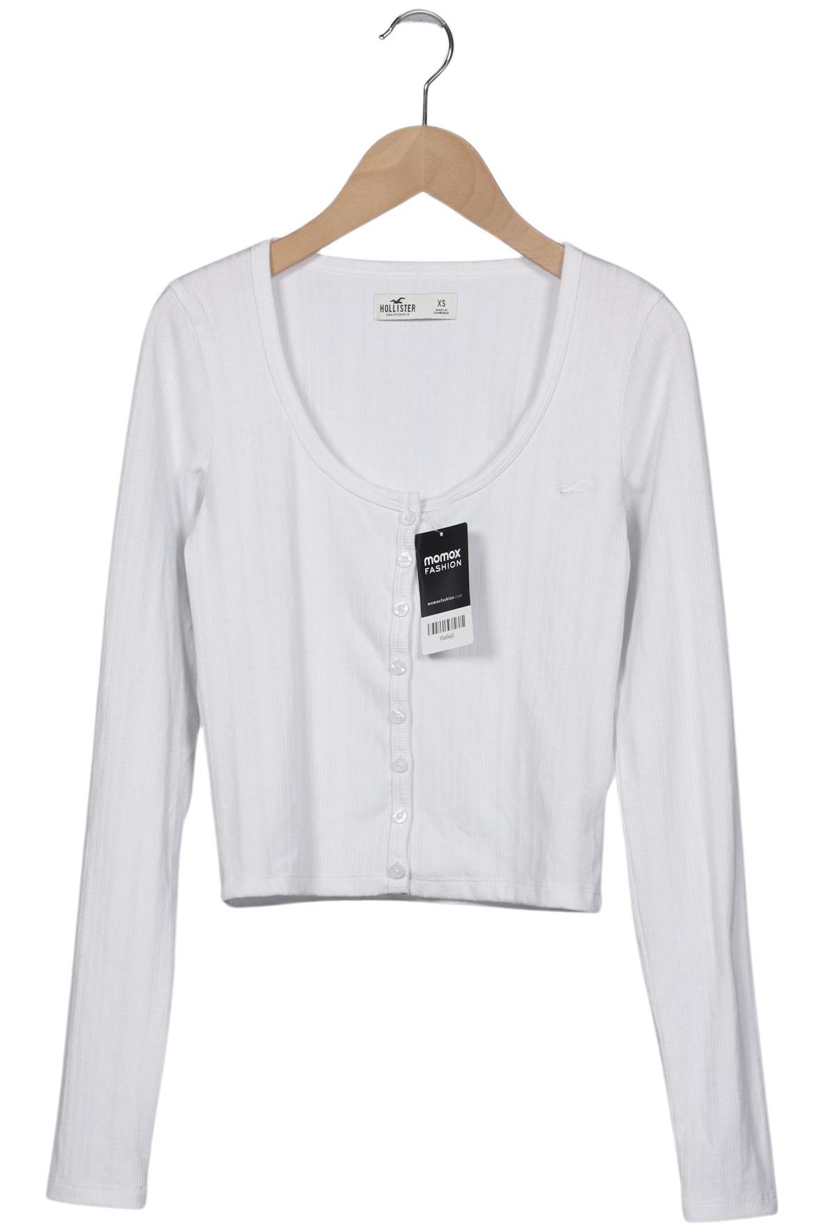 

Hollister Damen Strickjacke, weiß, Gr. 34