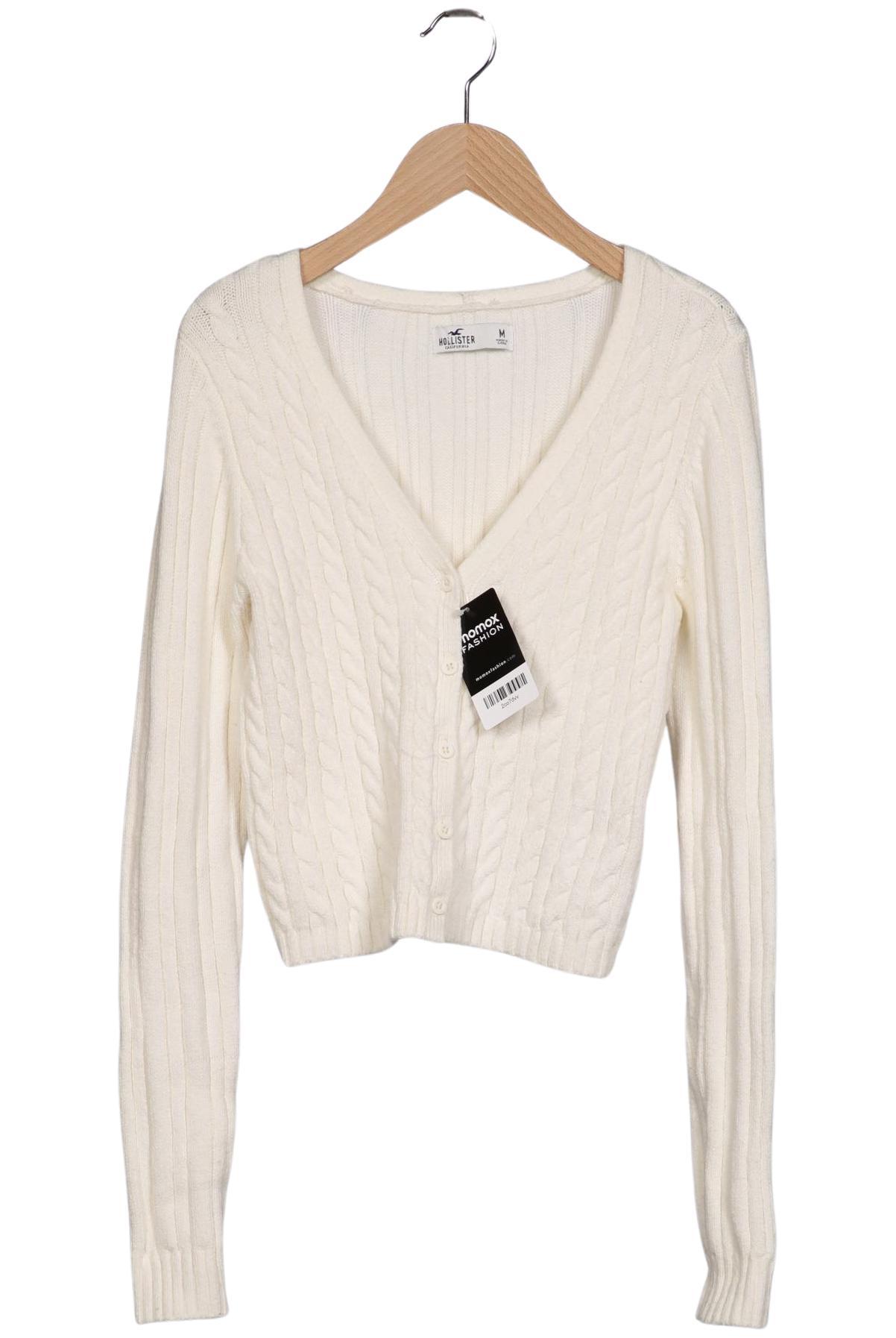 

Hollister Damen Strickjacke, cremeweiß, Gr. 38