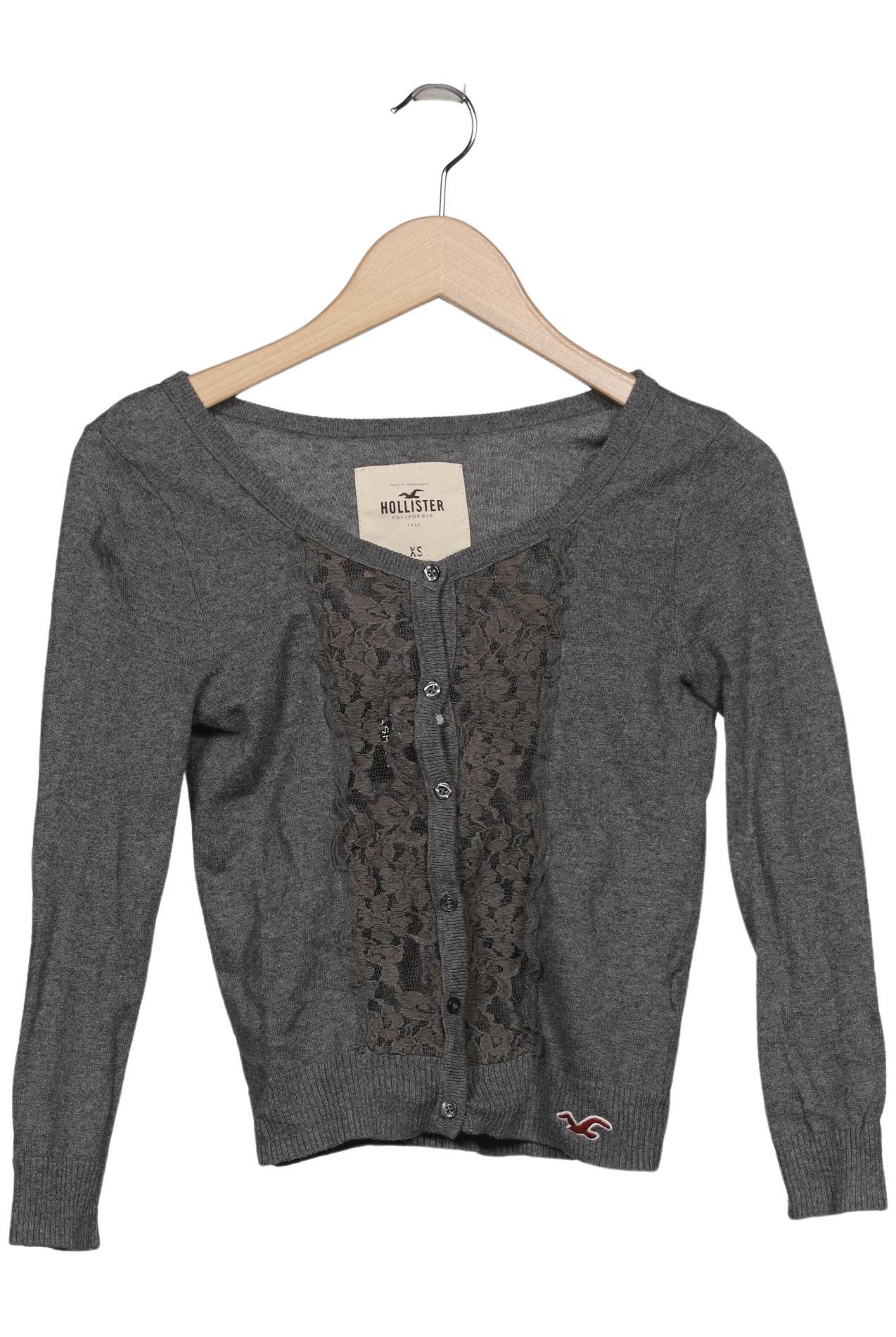 

Hollister Damen Strickjacke, grau, Gr. 34