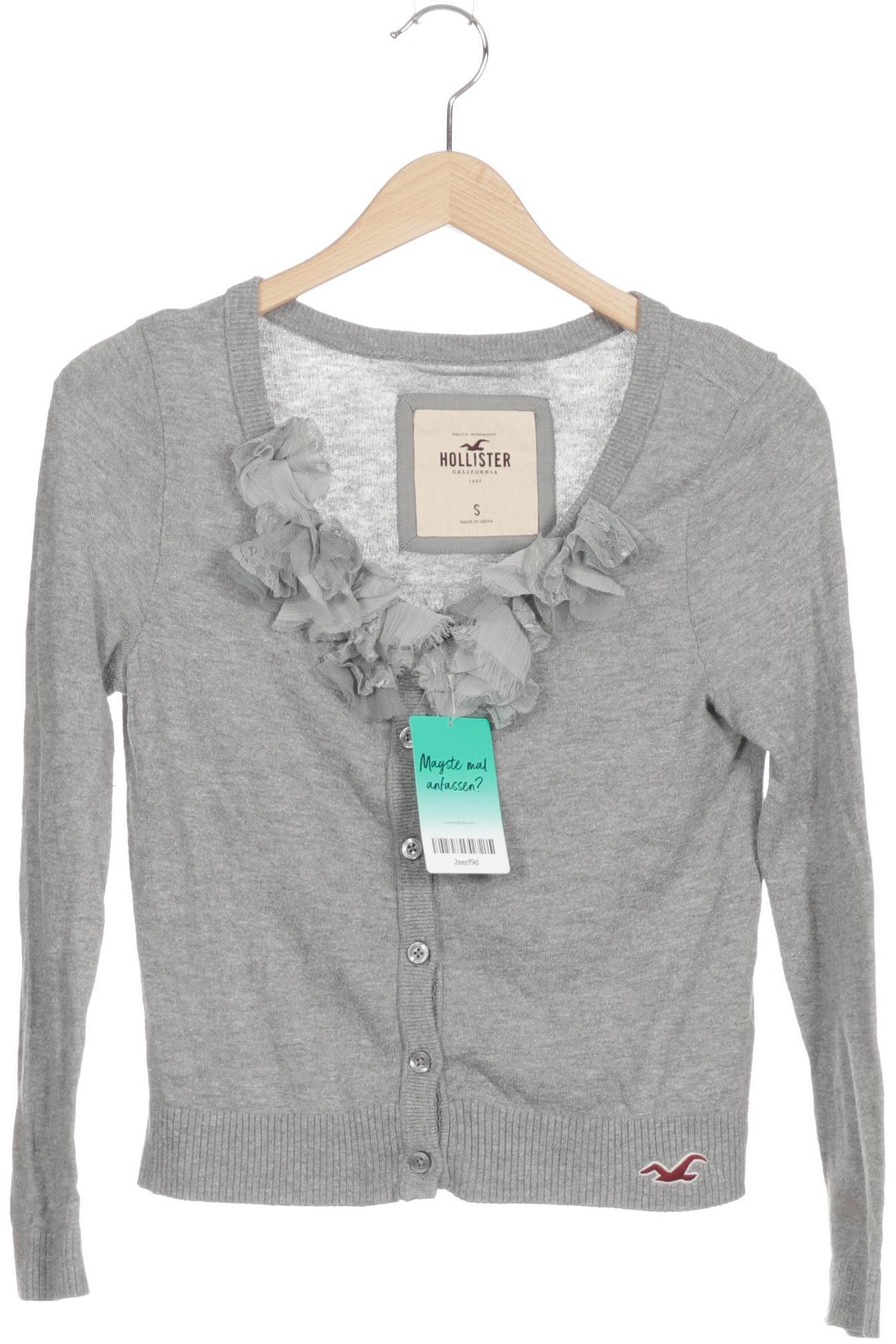 

Hollister Damen Strickjacke, grau, Gr.