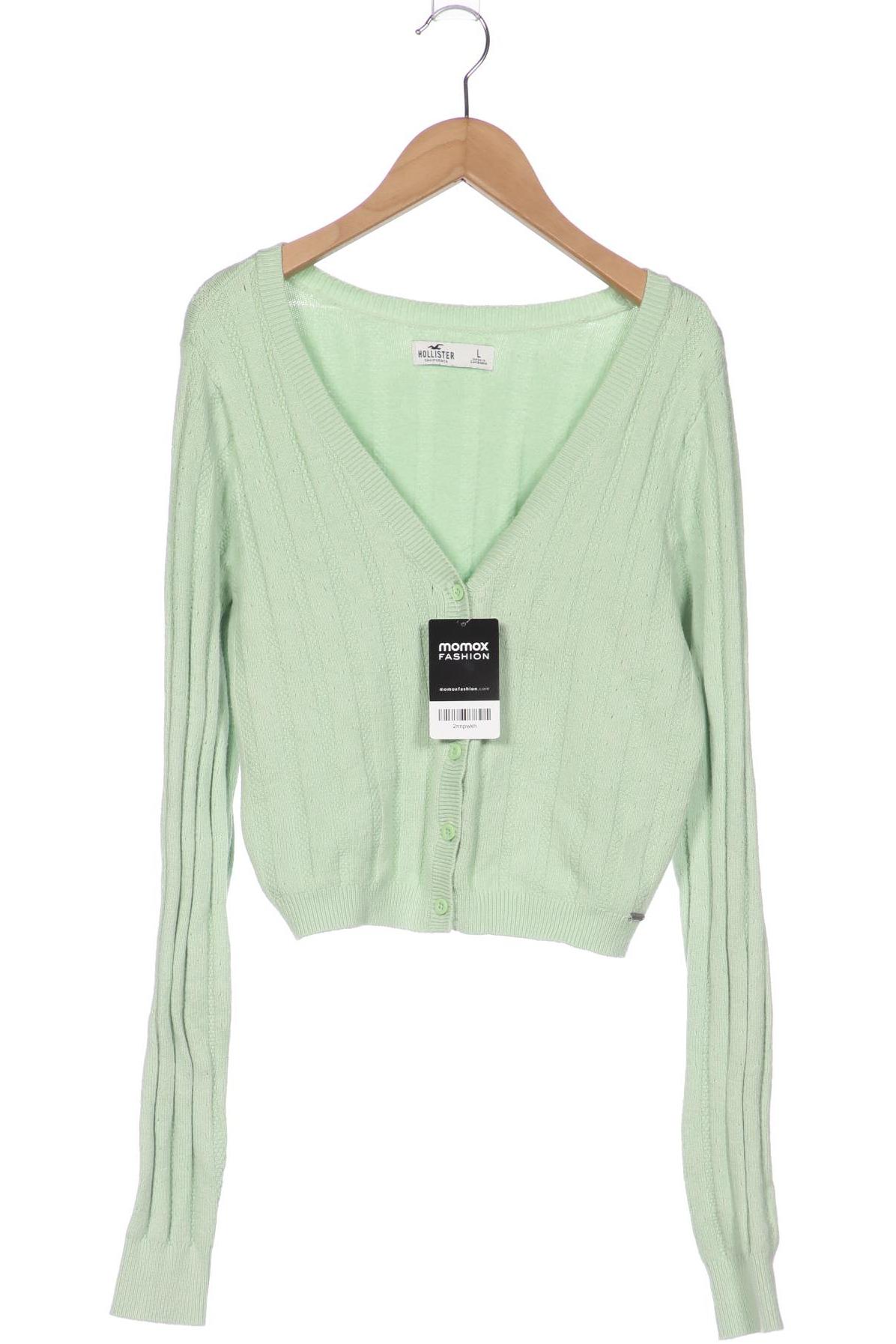 

Hollister Damen Strickjacke, hellgrün, Gr. 42