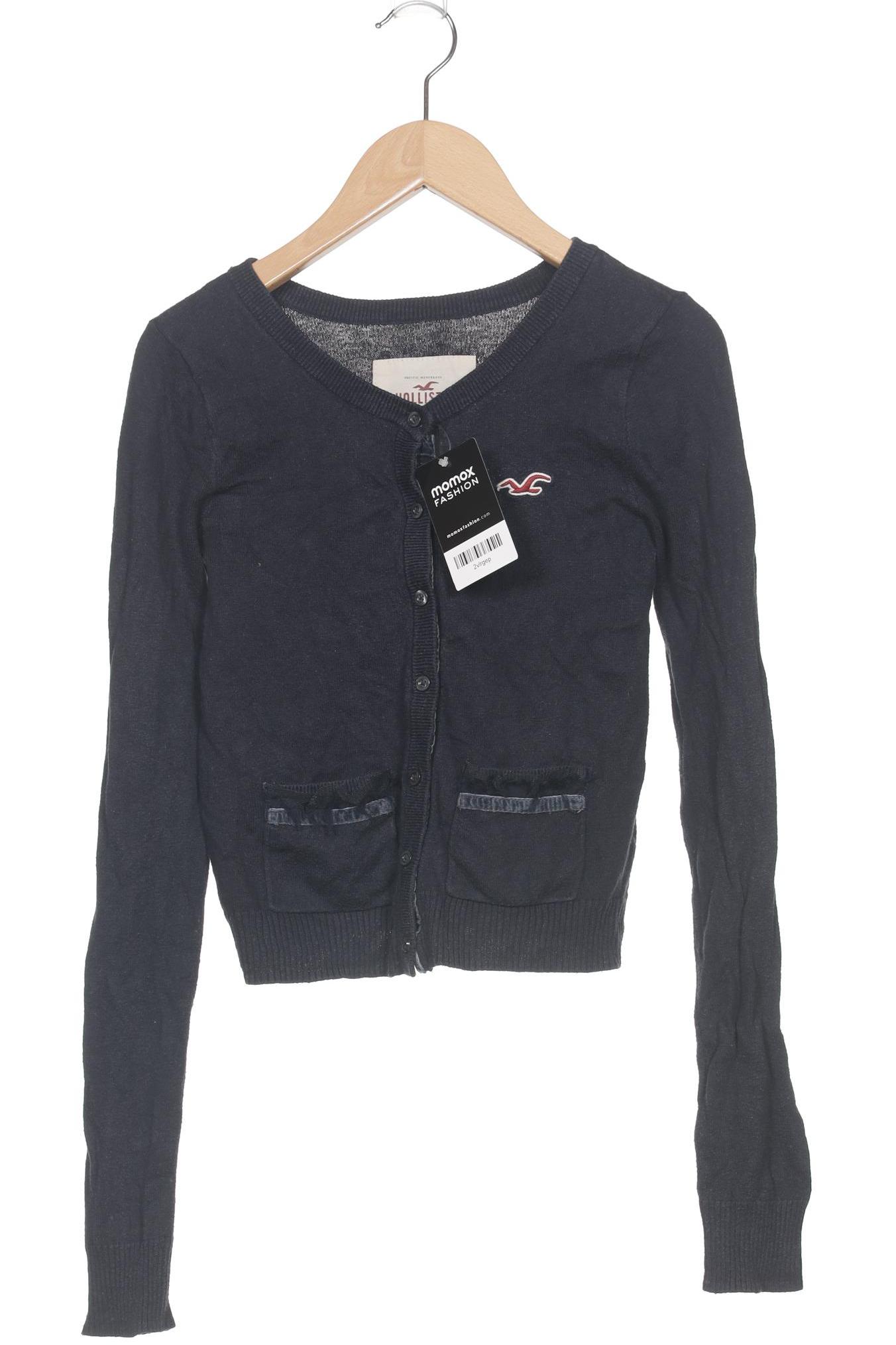 

Hollister Damen Strickjacke, marineblau, Gr. 34