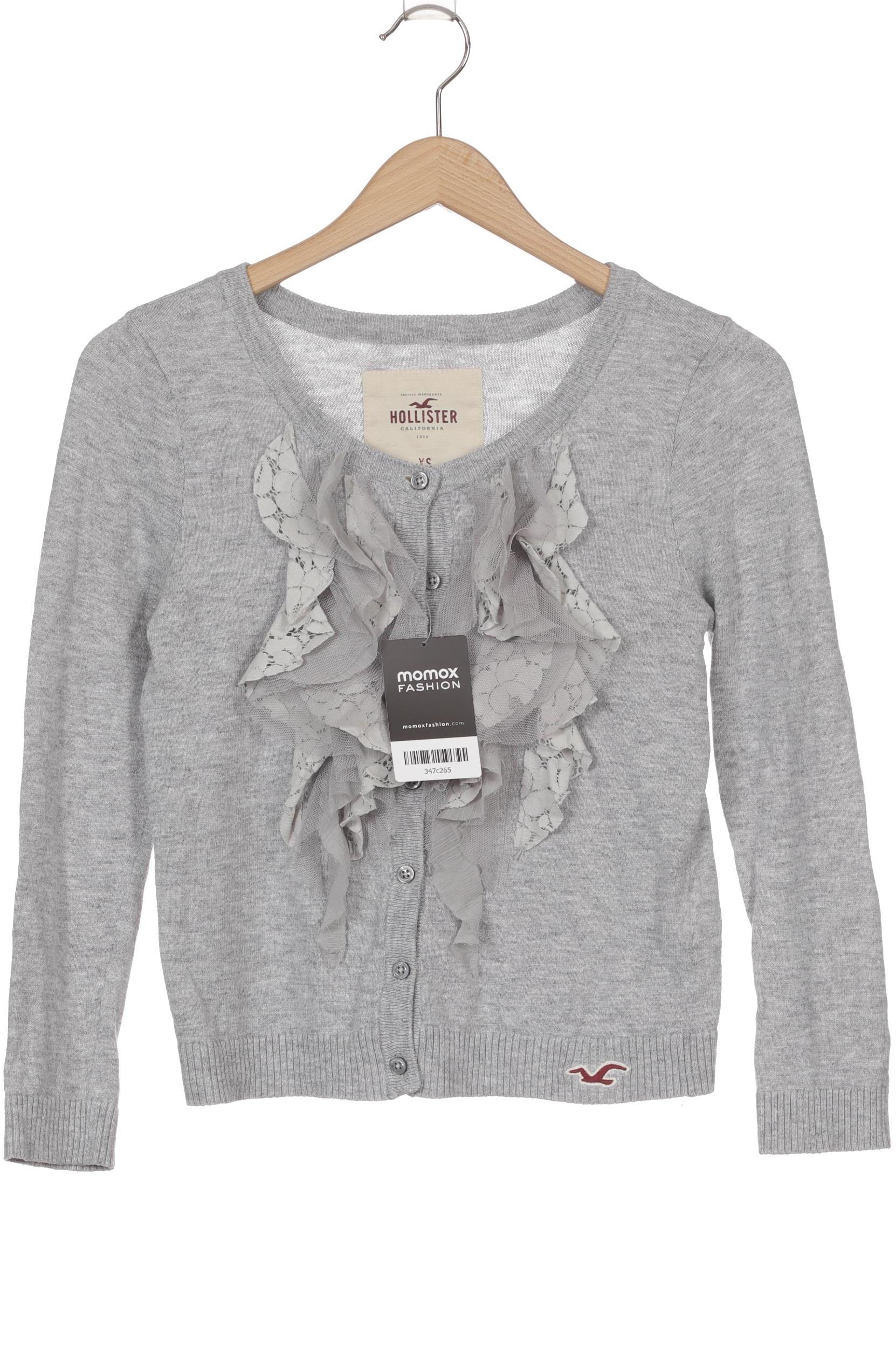 

Hollister Damen Strickjacke, grau, Gr. 34