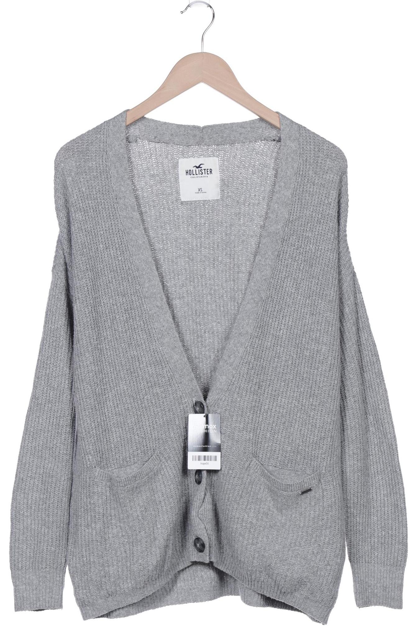 

Hollister Damen Strickjacke, grau, Gr. 34