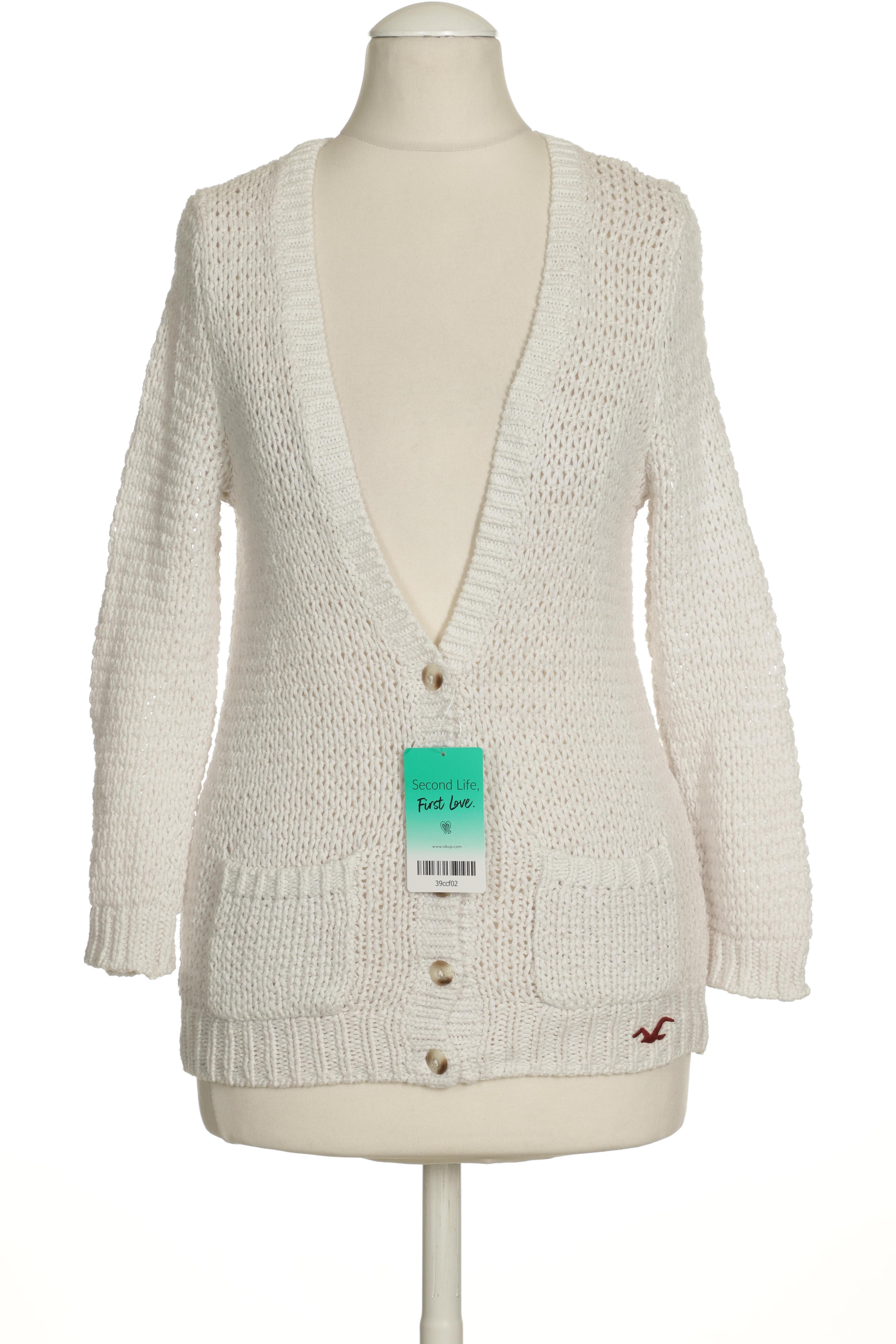 

Hollister Damen Strickjacke, weiß, Gr.