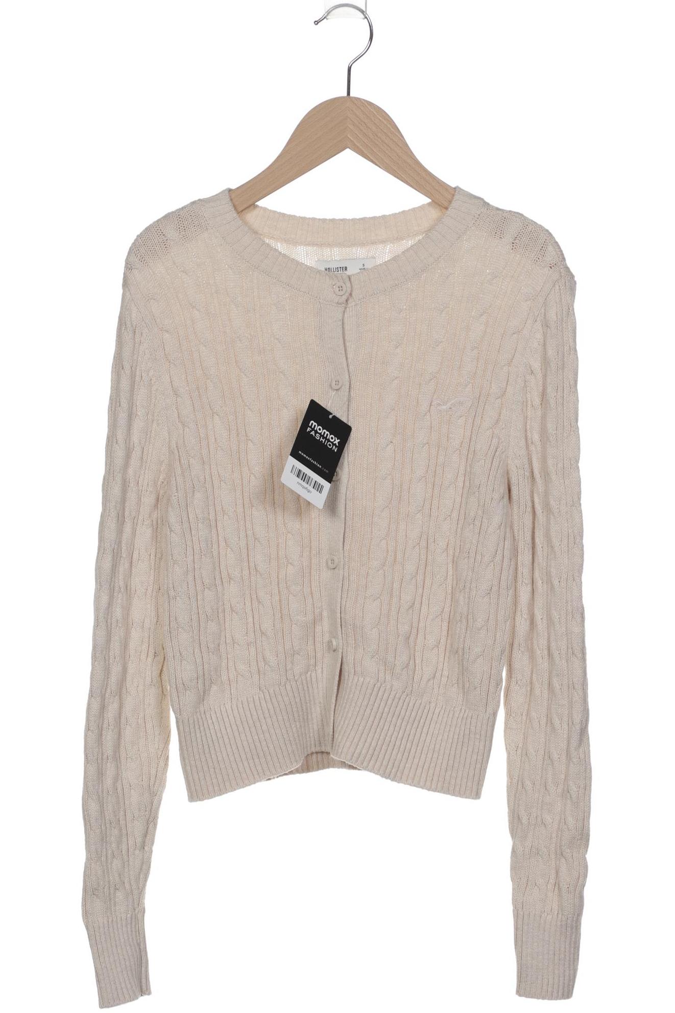 

Hollister Damen Strickjacke, cremeweiß, Gr. 36