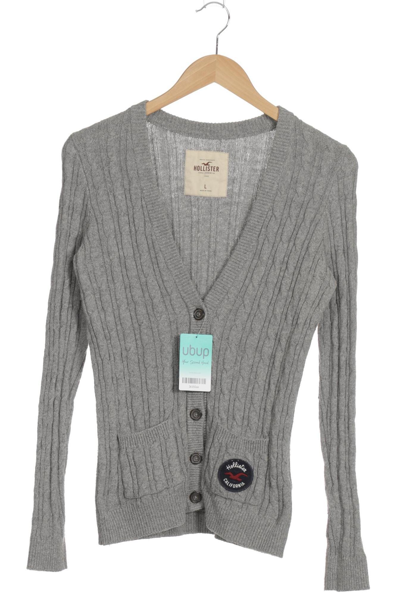 

Hollister Damen Strickjacke, grau, Gr.