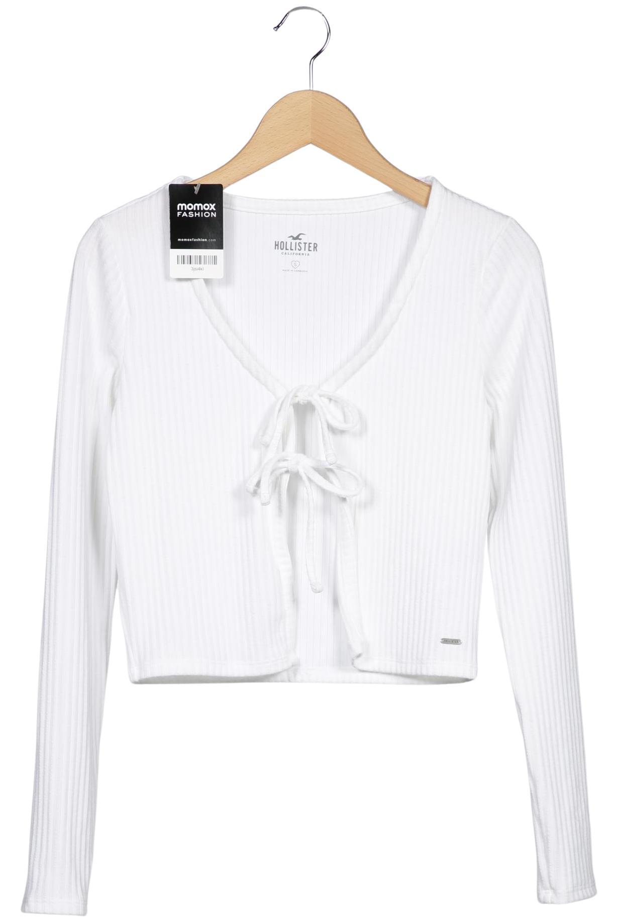 

Hollister Damen Strickjacke, weiß, Gr. 36