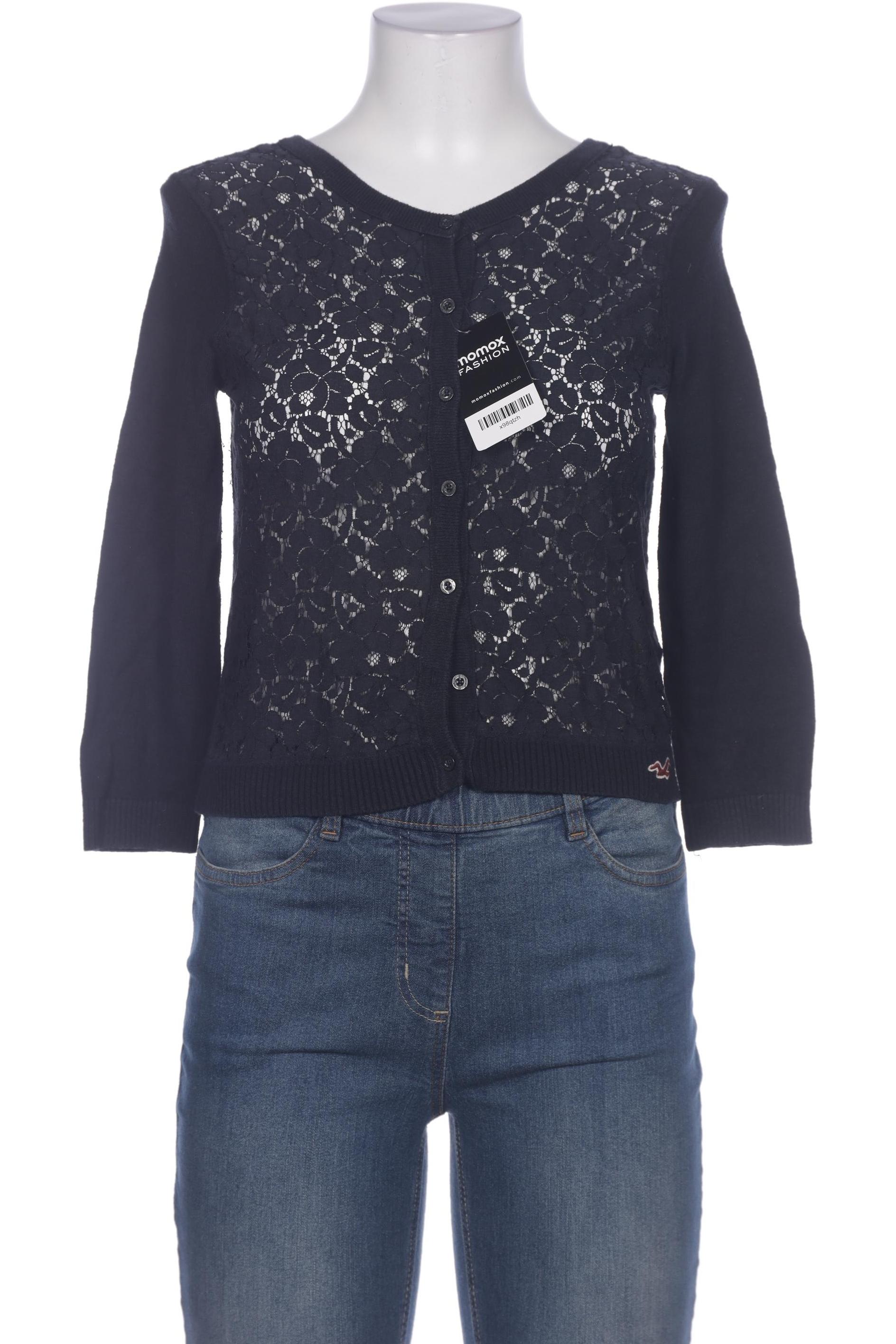 

Hollister Damen Strickjacke, marineblau, Gr. 38